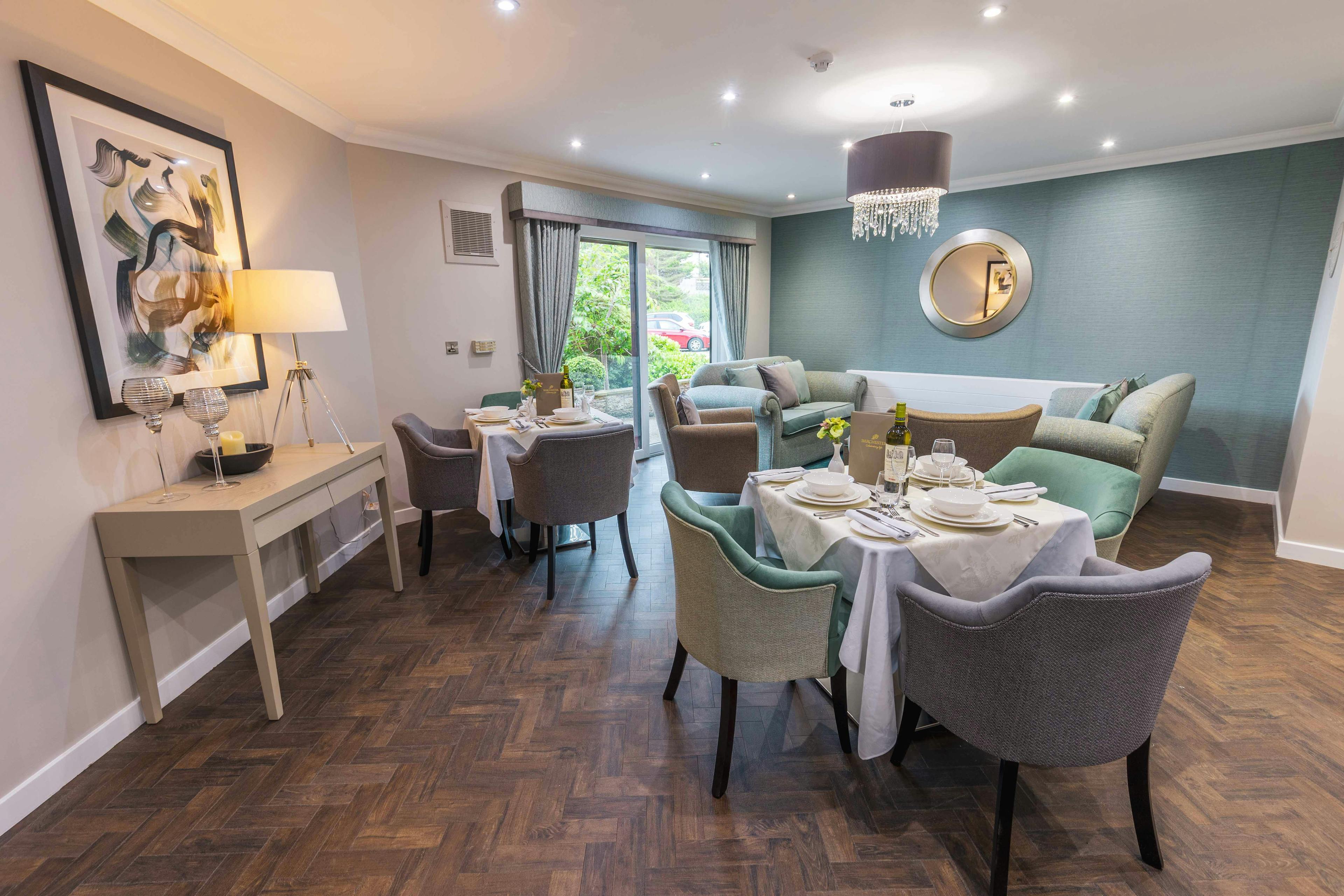 Dining Room at Kirkburn Court Care Home in Peterhead, Aberdeenshire