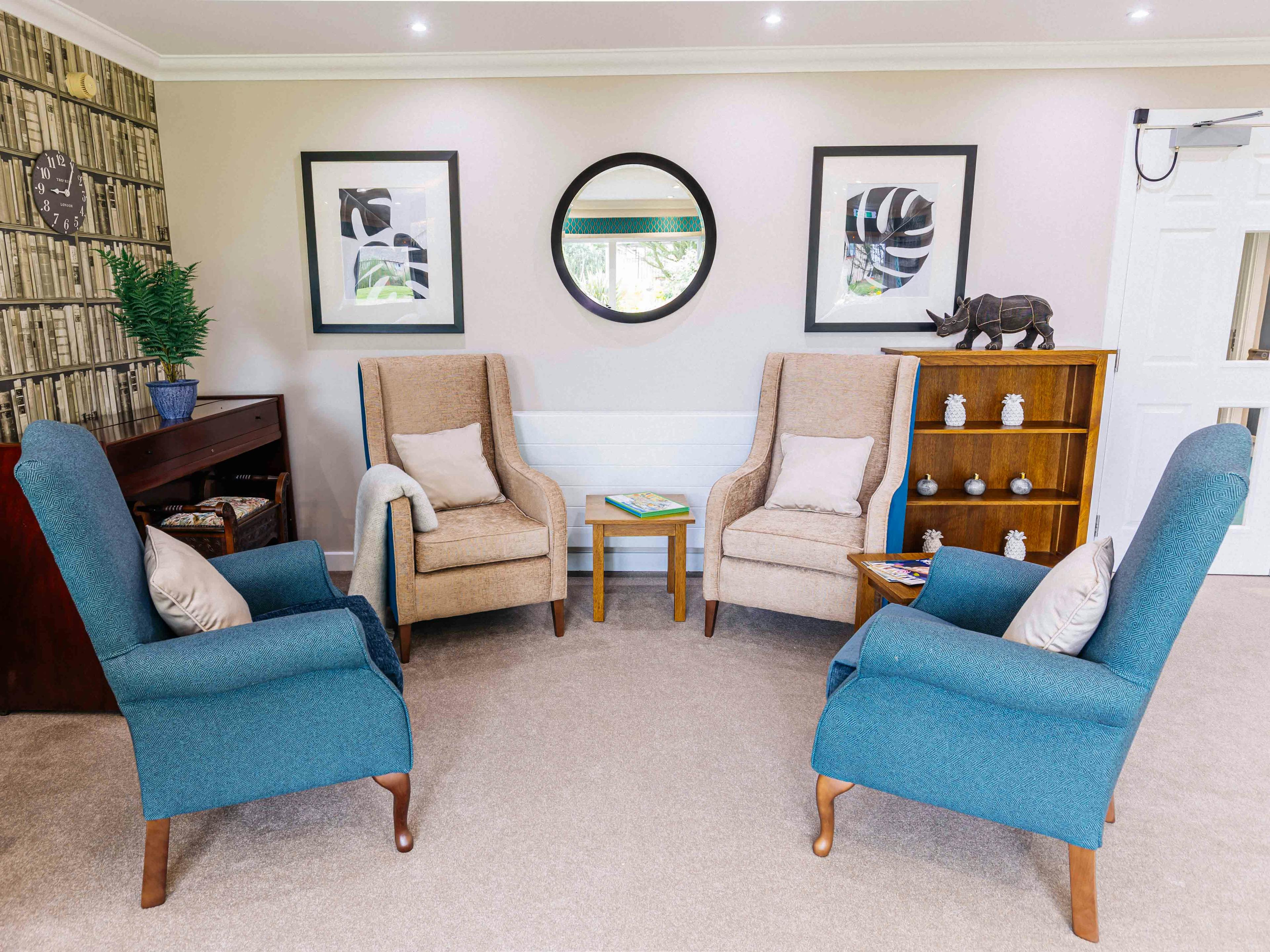 Communal Area at Kirkburn Court Care Home in Peterhead, Aberdeenshire