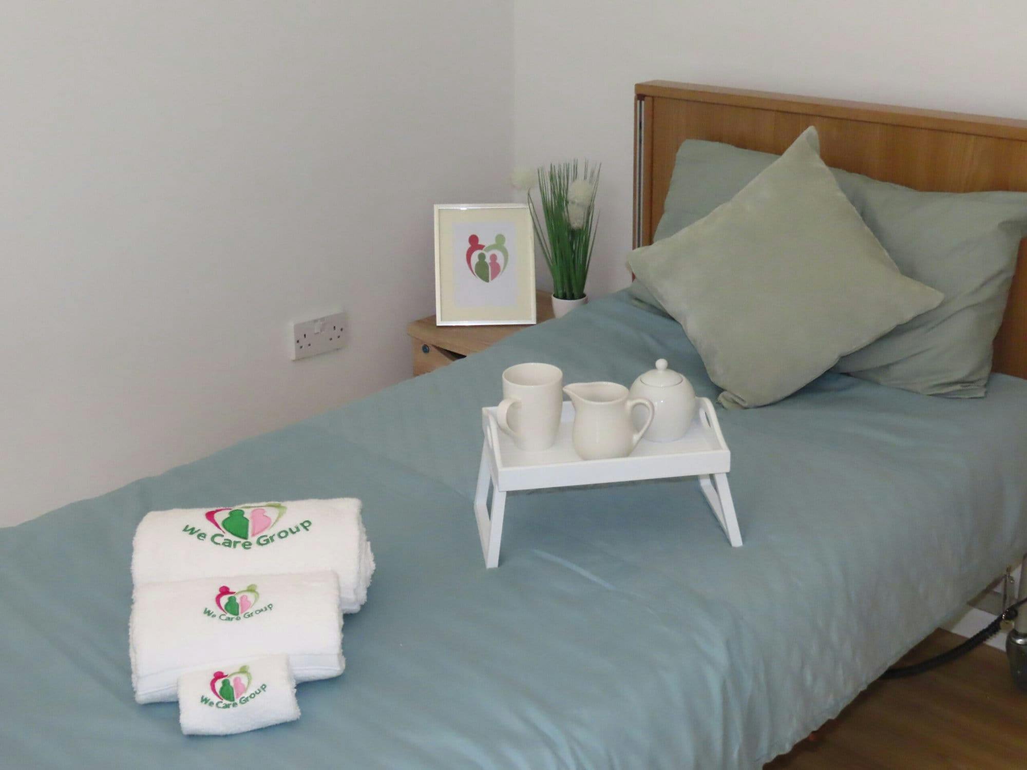 Bedroom at Knowles Court Care Home, Bradford, West Yorkshire