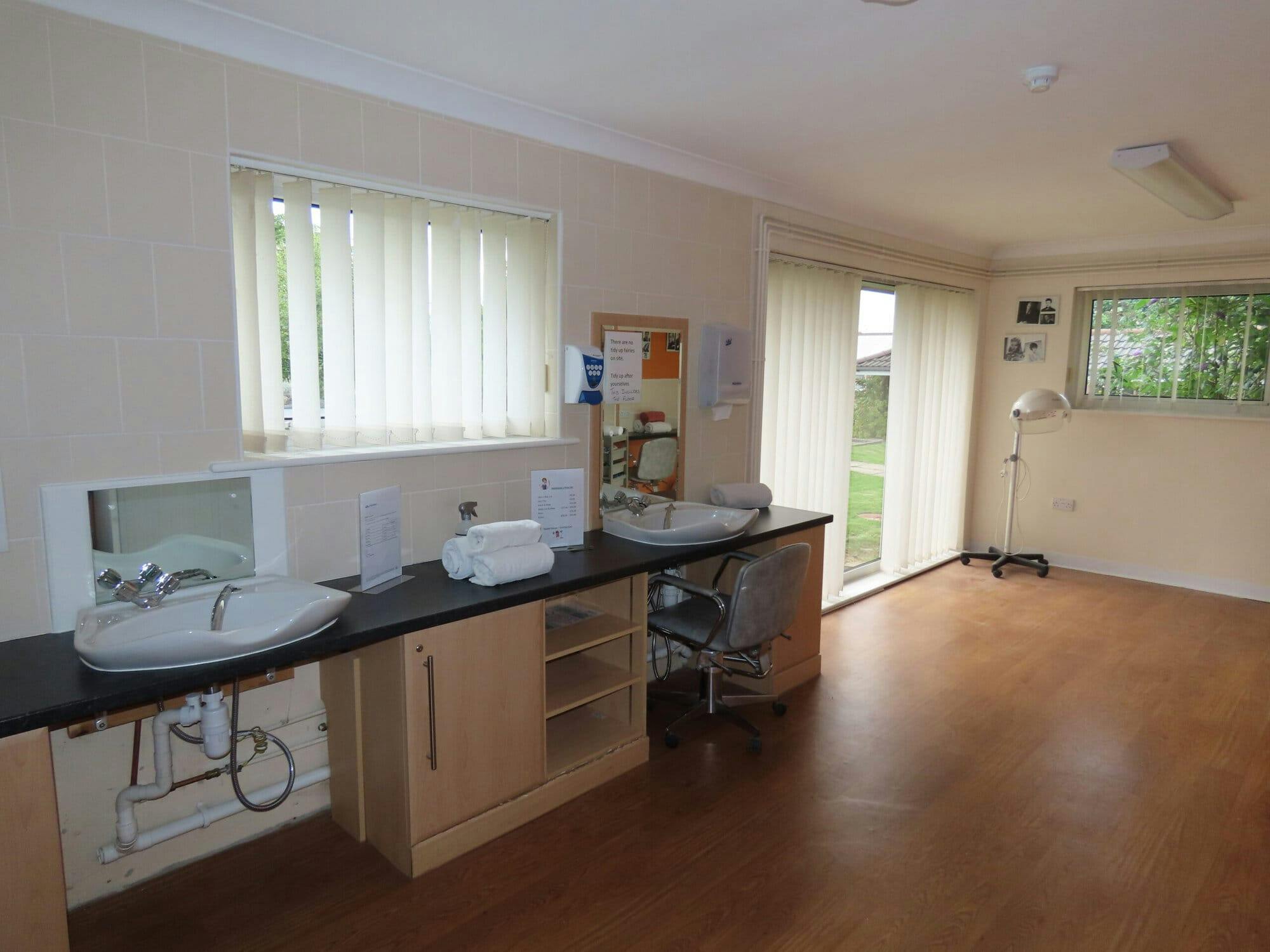 Salon at at Knowles Court Care Home, Bradford, West Yorkshire