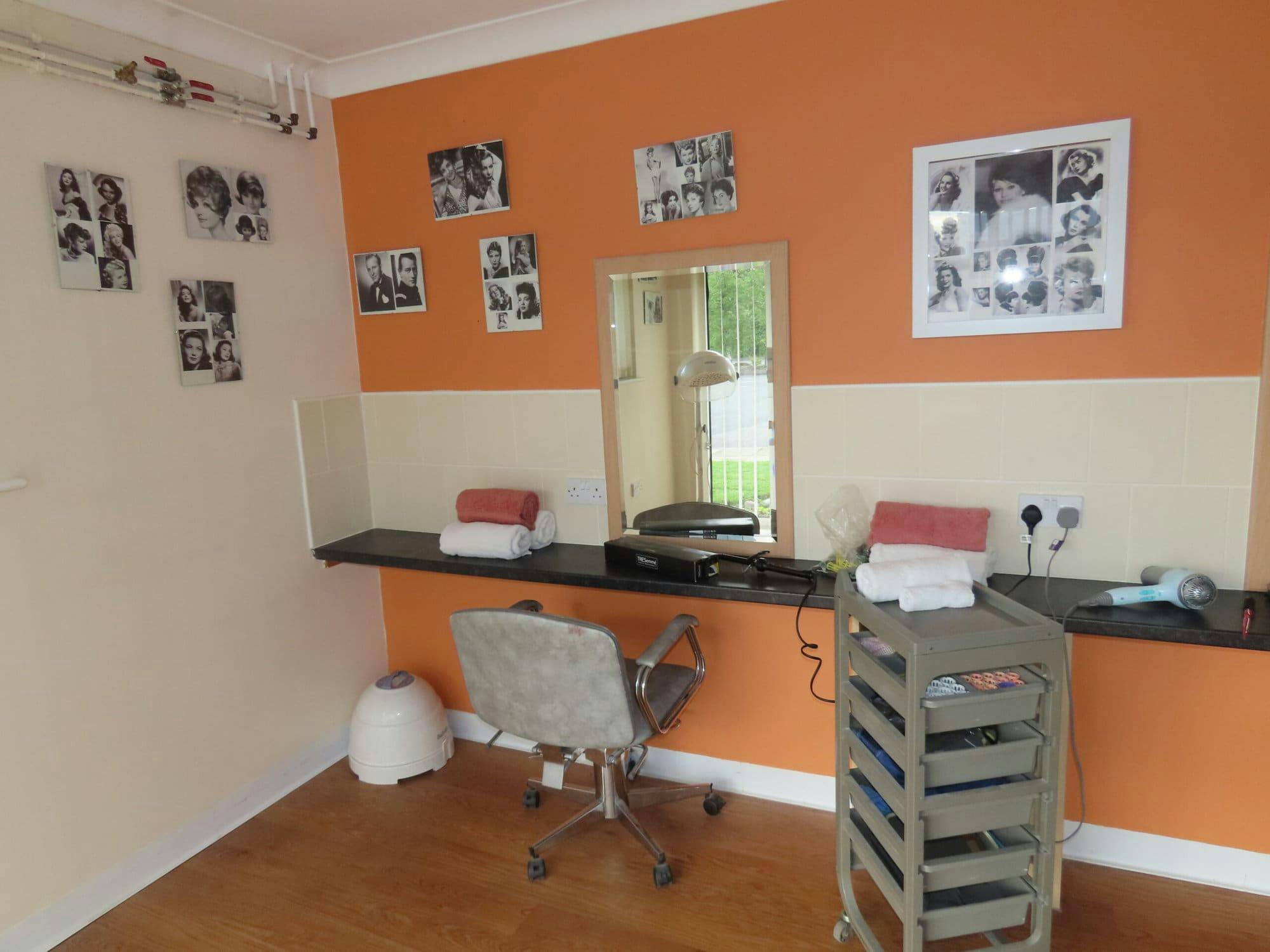 Salon at Knowles Court Care Home, Bradford, West Yorkshire
