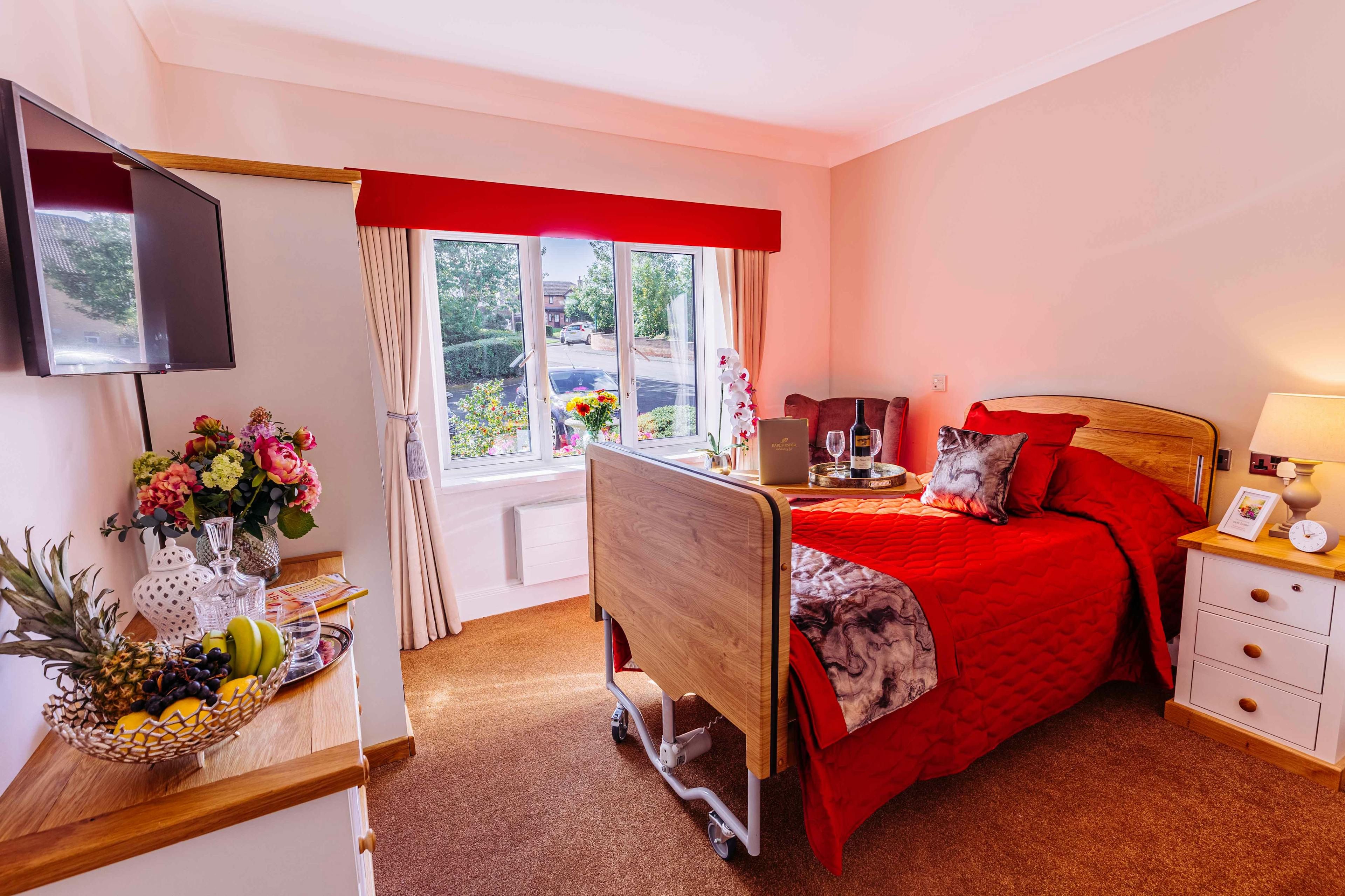 Bedroom at  Lanercost House Care Home in Carlisle, Cumbria