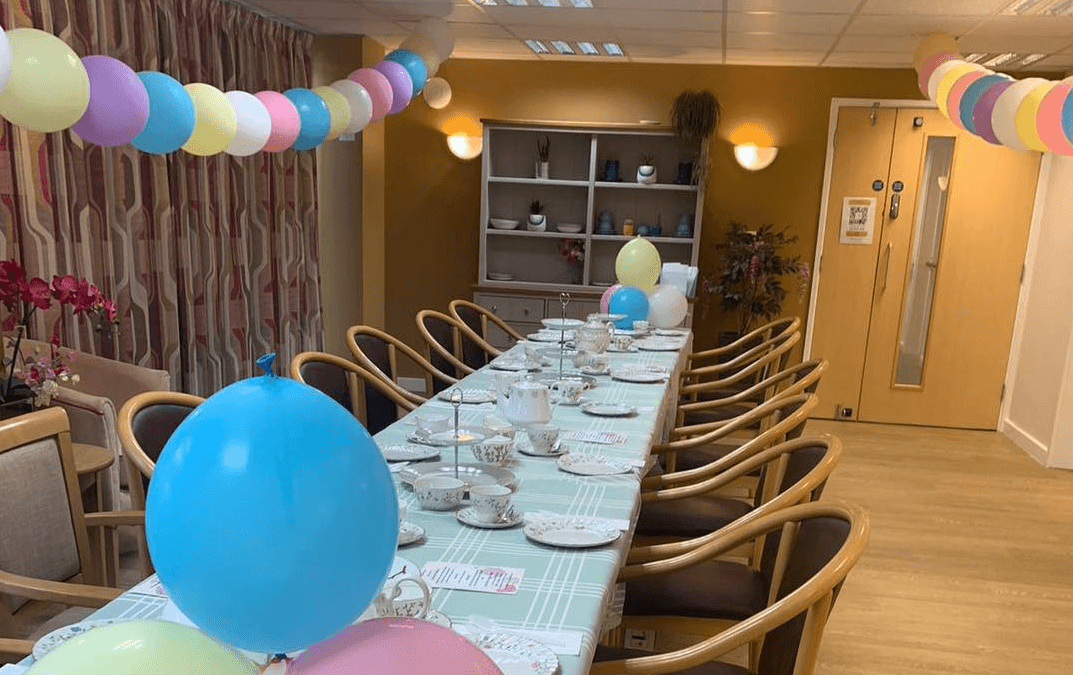 Dining Room at Langdon House Care Home in Cambridge, Cambridgeshire