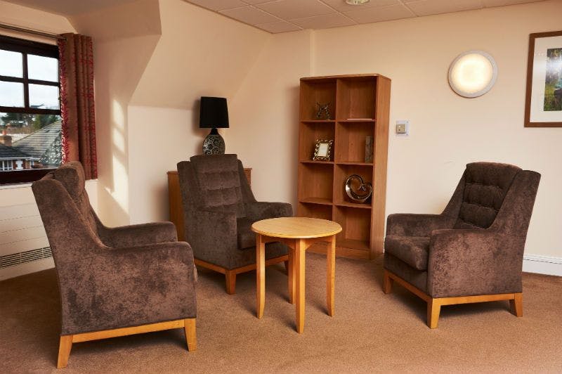 Lounge Area of Larkland House Care Home in Ascot, Berkshire