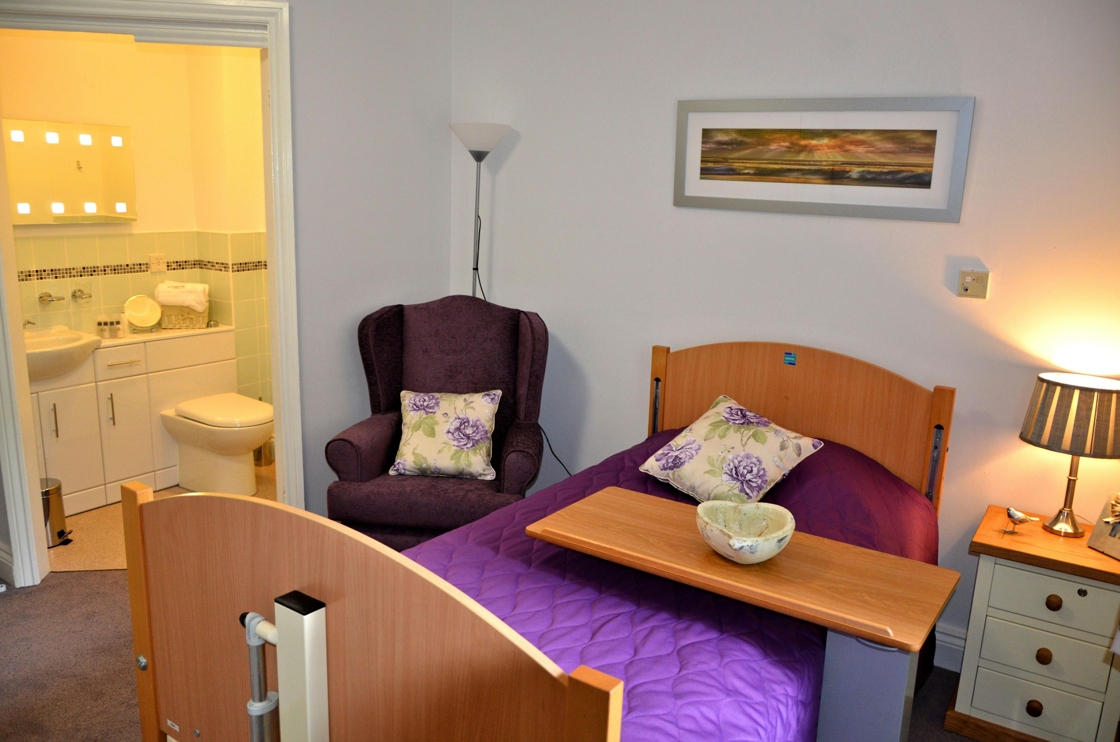 Bedroom of Laurel Bank Care Home in Lancaster, Lancashire