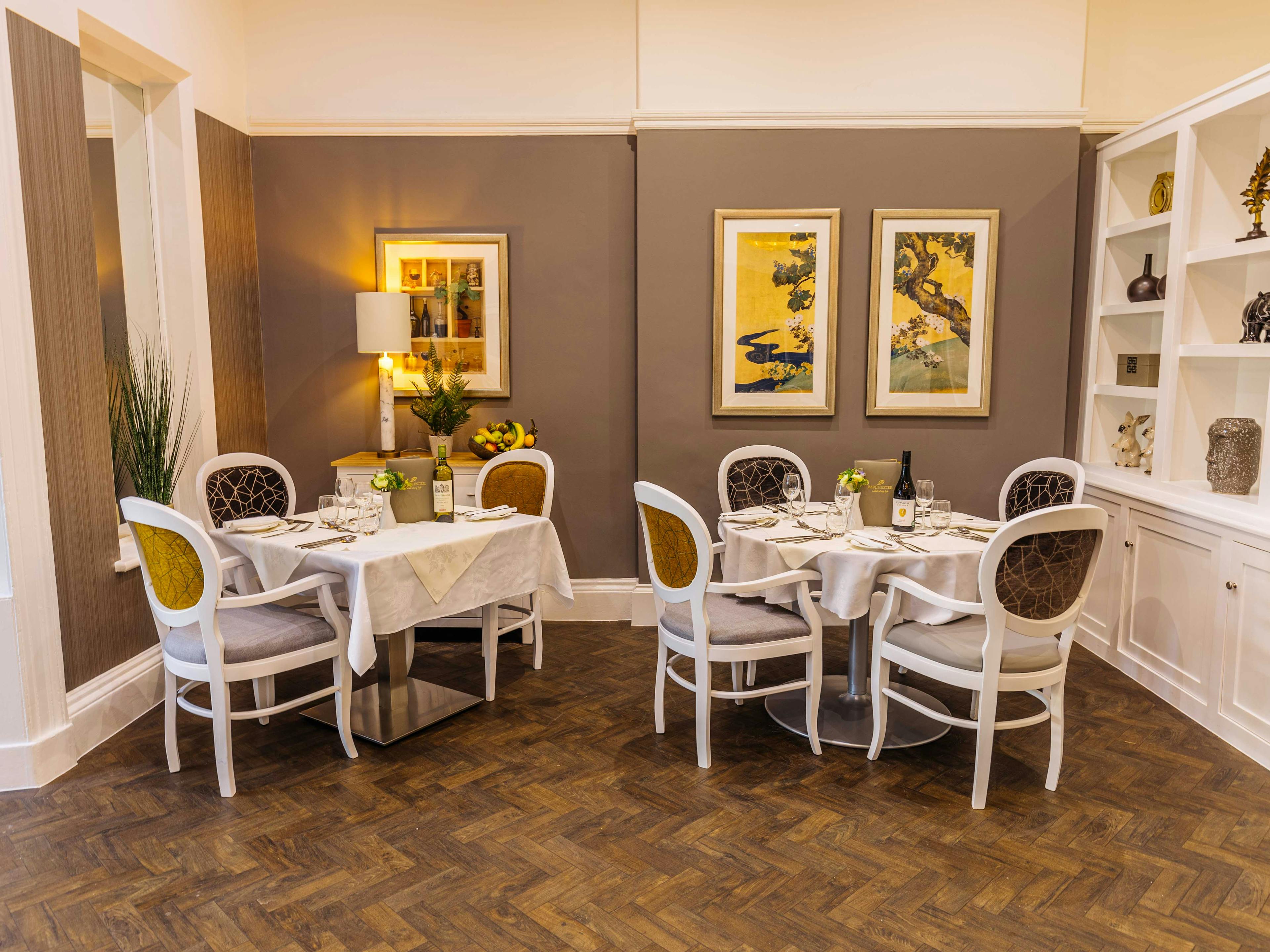 Dining Room at Lawton Manor Care Home in Kidsgrove, Newcastle-under-Lyme
