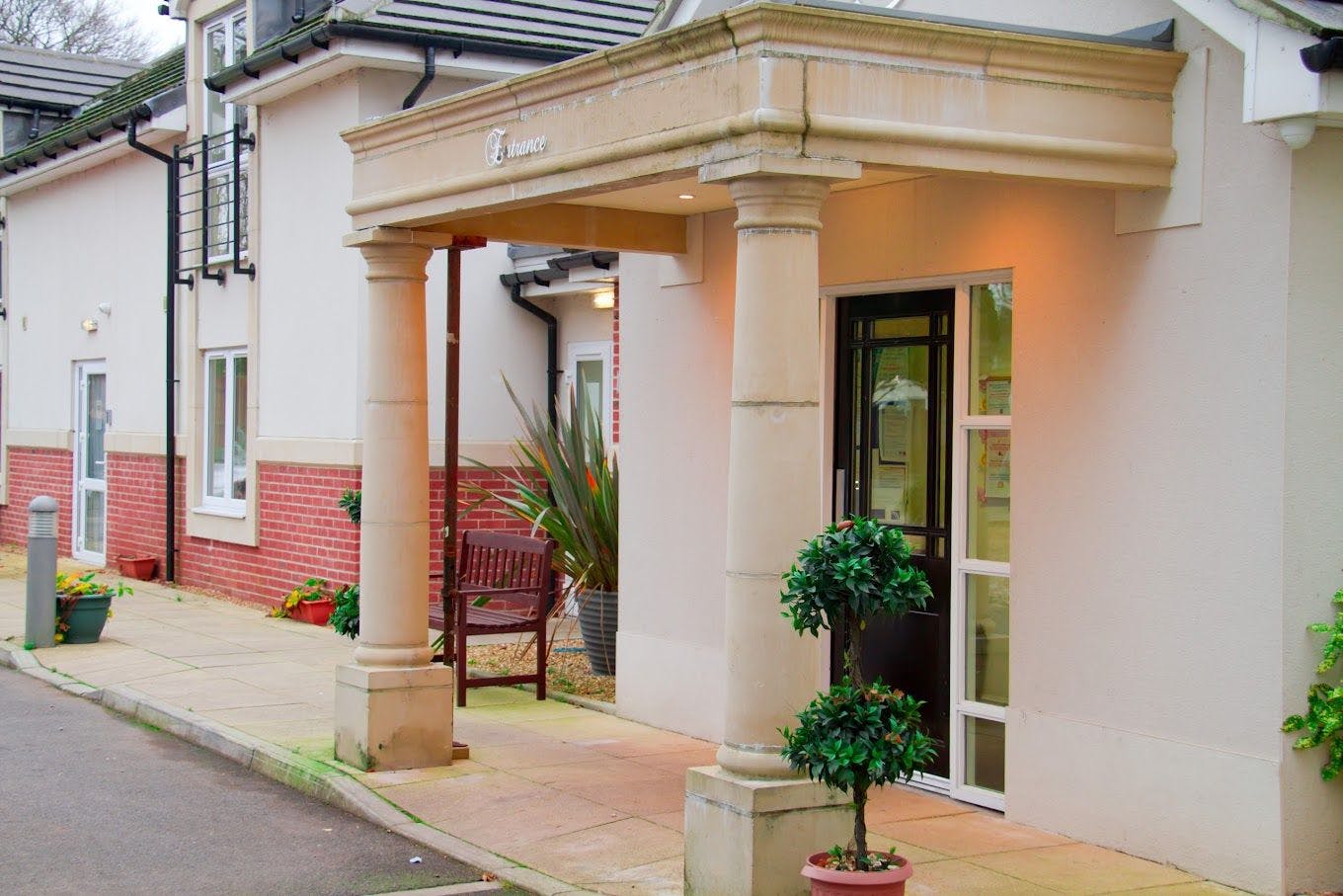 Exterior of Regency Manor Care Home in Poole, Dorset
