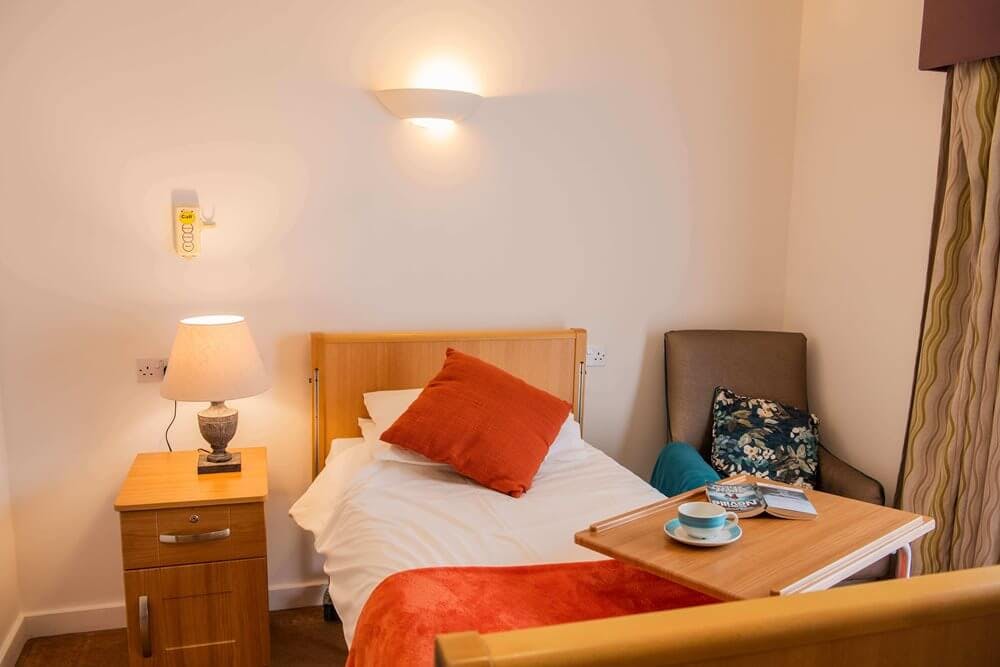 Bedroom of Manor Lodge Care Home in Chelmsford, Essex