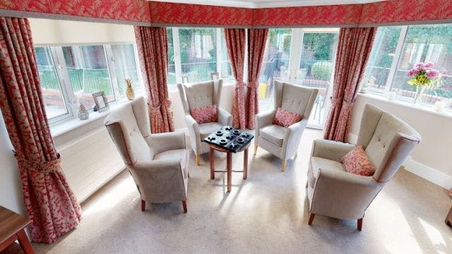 Lounge at Parkview House Care Home in Chingford, Waltham Forest