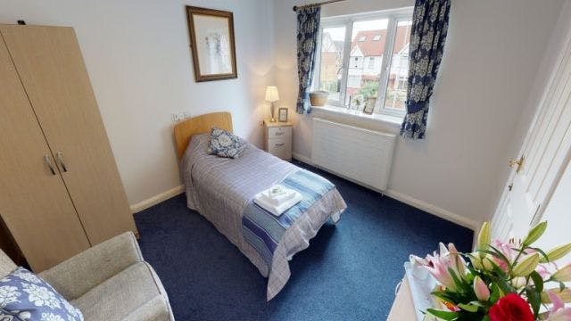 Bedroom at Parkview House Care Home in Chingford, Waltham Forest