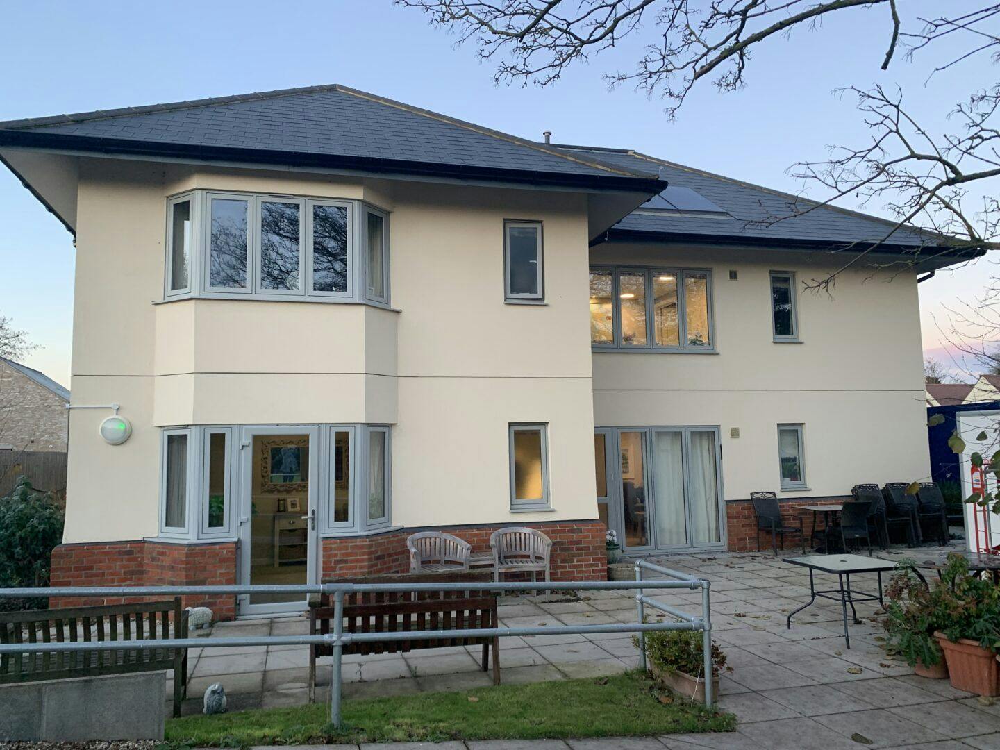Exterior of Maycroft Care Home in Royston, North Hertfordshire