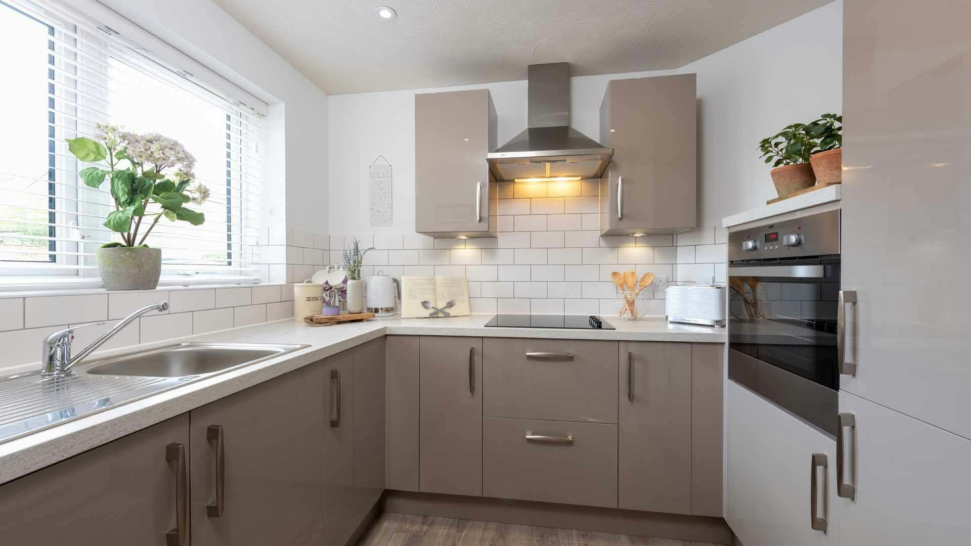 Kitchen of Mere Lodge & Hartismere Mews Retirement Apartment in Diss, Norfolk
