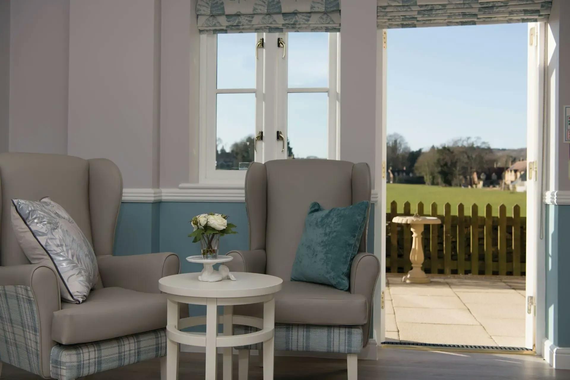 Lounge of Mill house care home in Chipping Campden