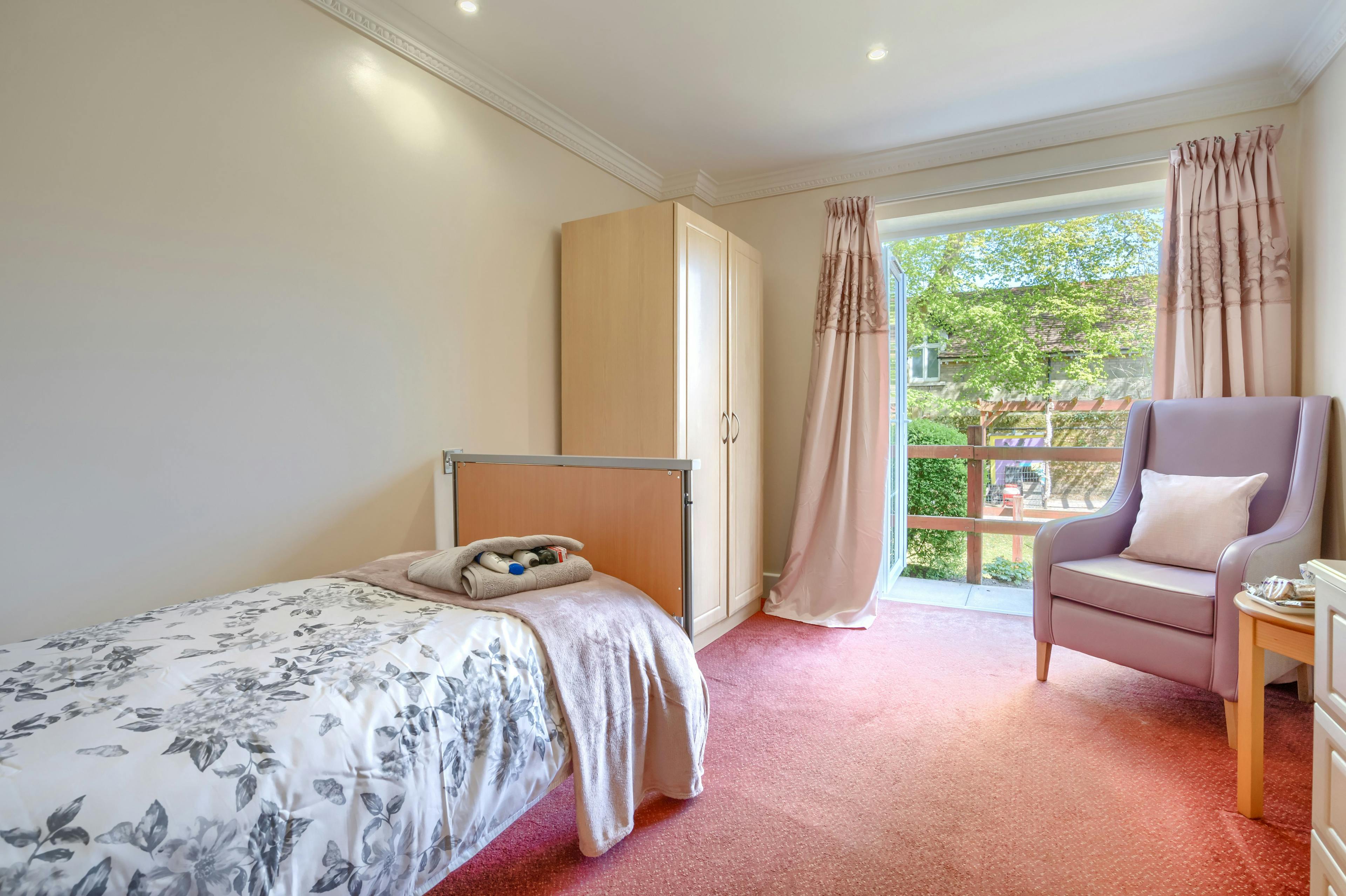 Bedroom of Aranlow House Care Home in Poole, Dorset
