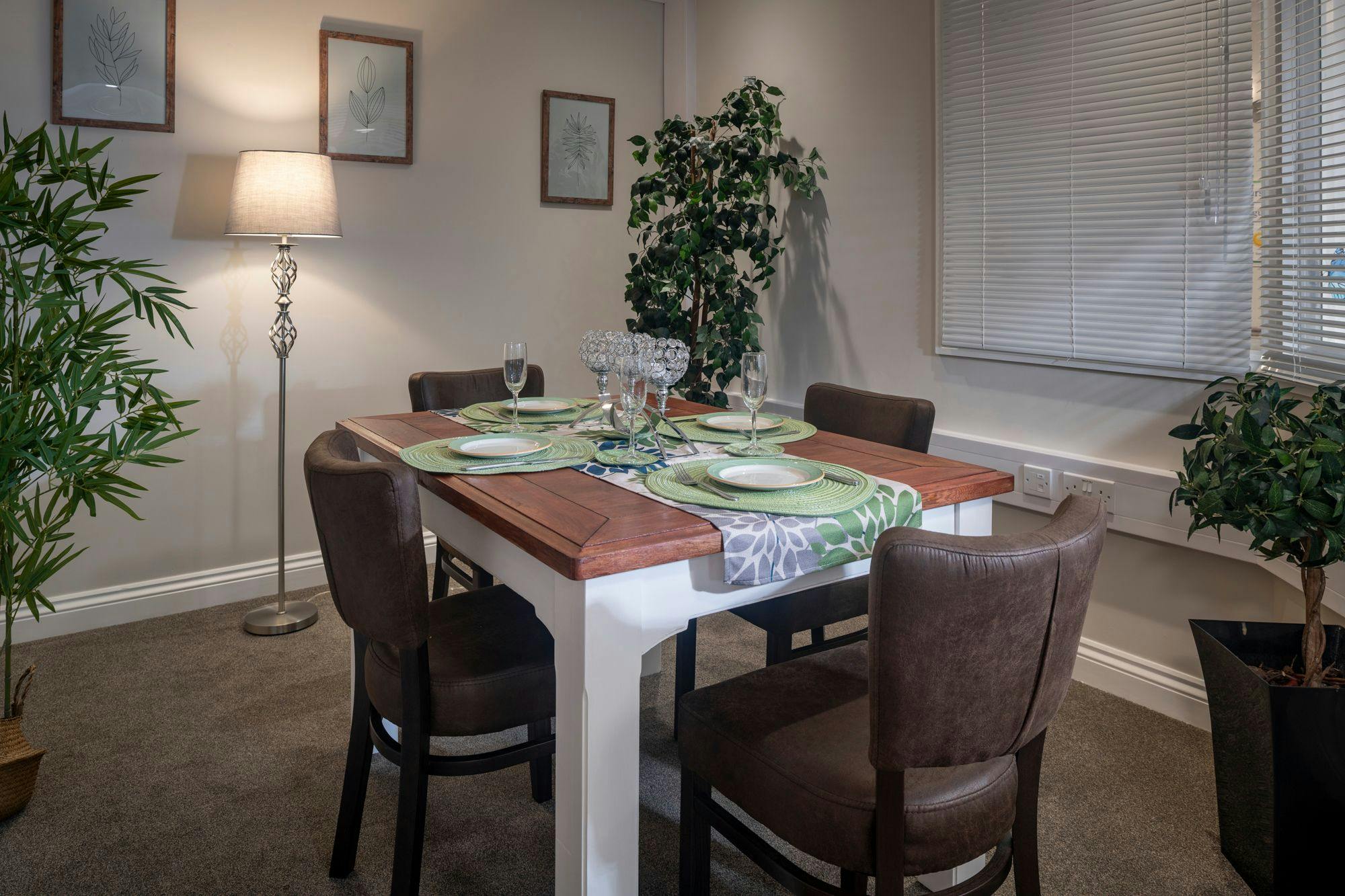 Dining Area at Goodson Lodge in Care Home in Trowbridge, Wiltshire