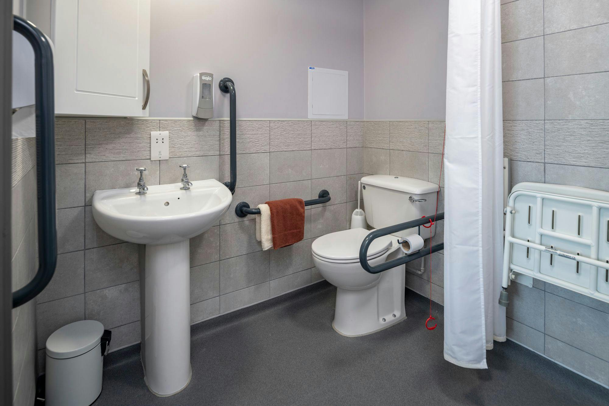 Bathroom at Grace Care Home in Thornbury, South Gloucestershire