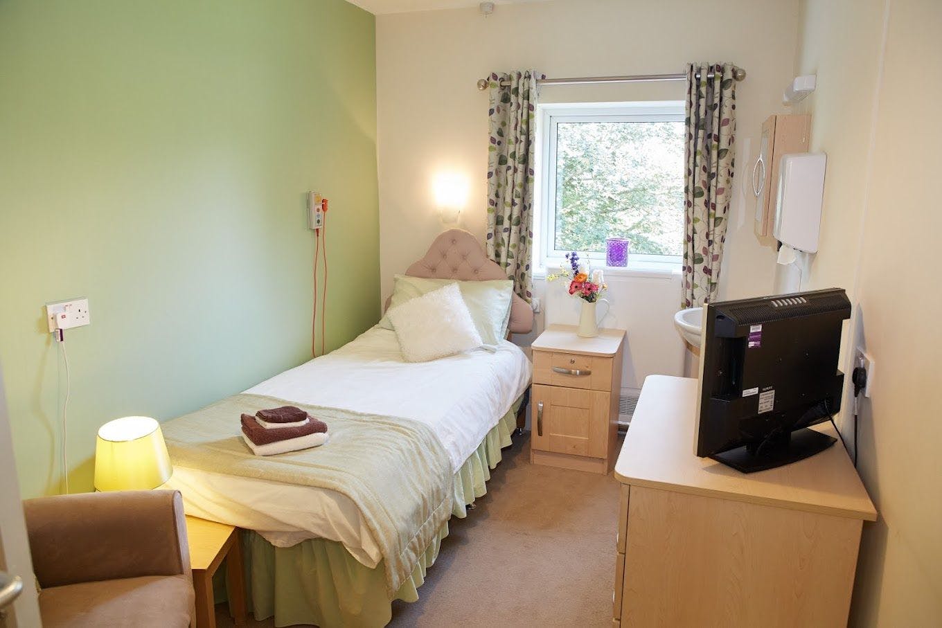 Bedroom at Patchett Lodge Care Home in Spalding, South Holland