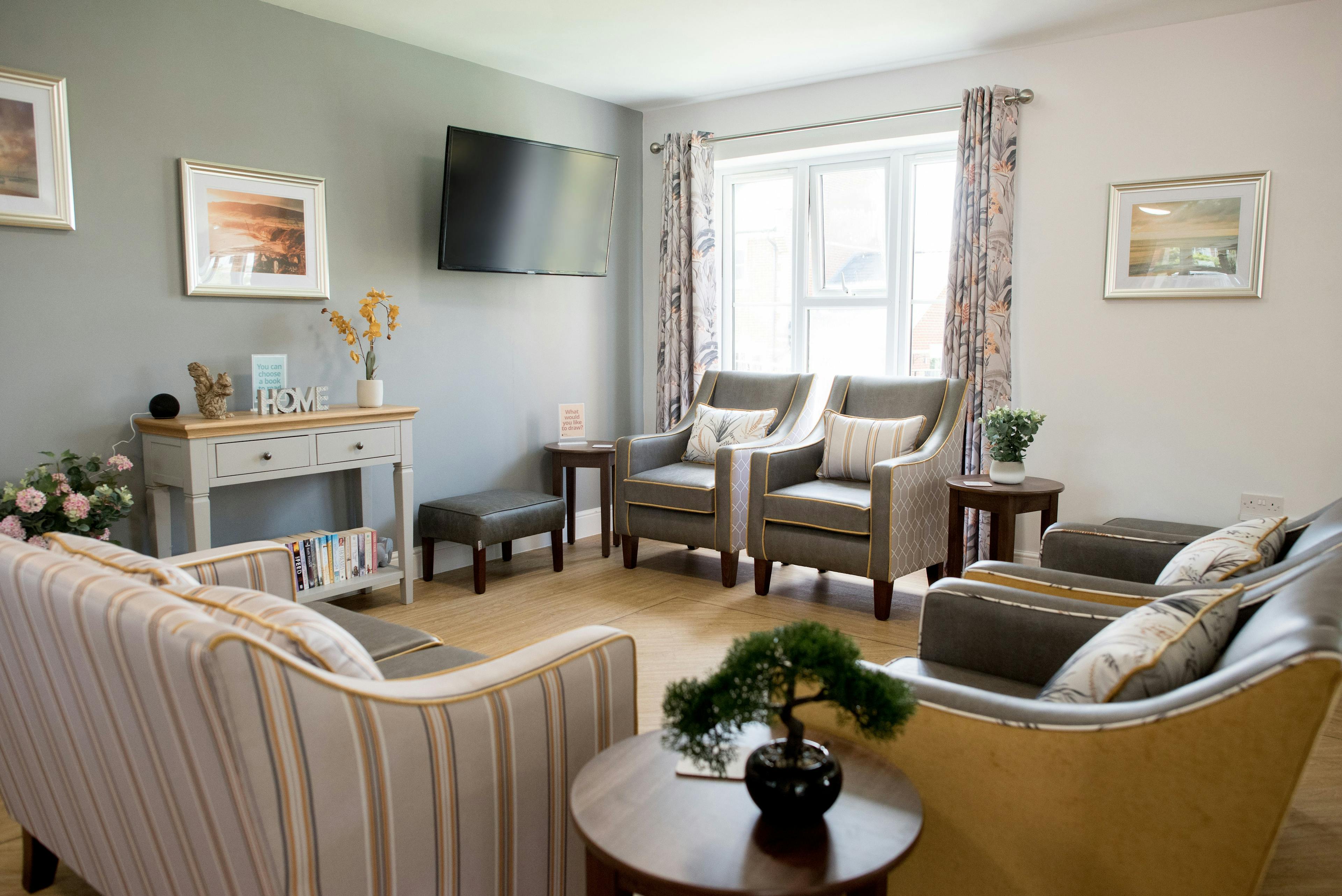 Lounge at Cedars House Care Home in Halstead, Braintree
