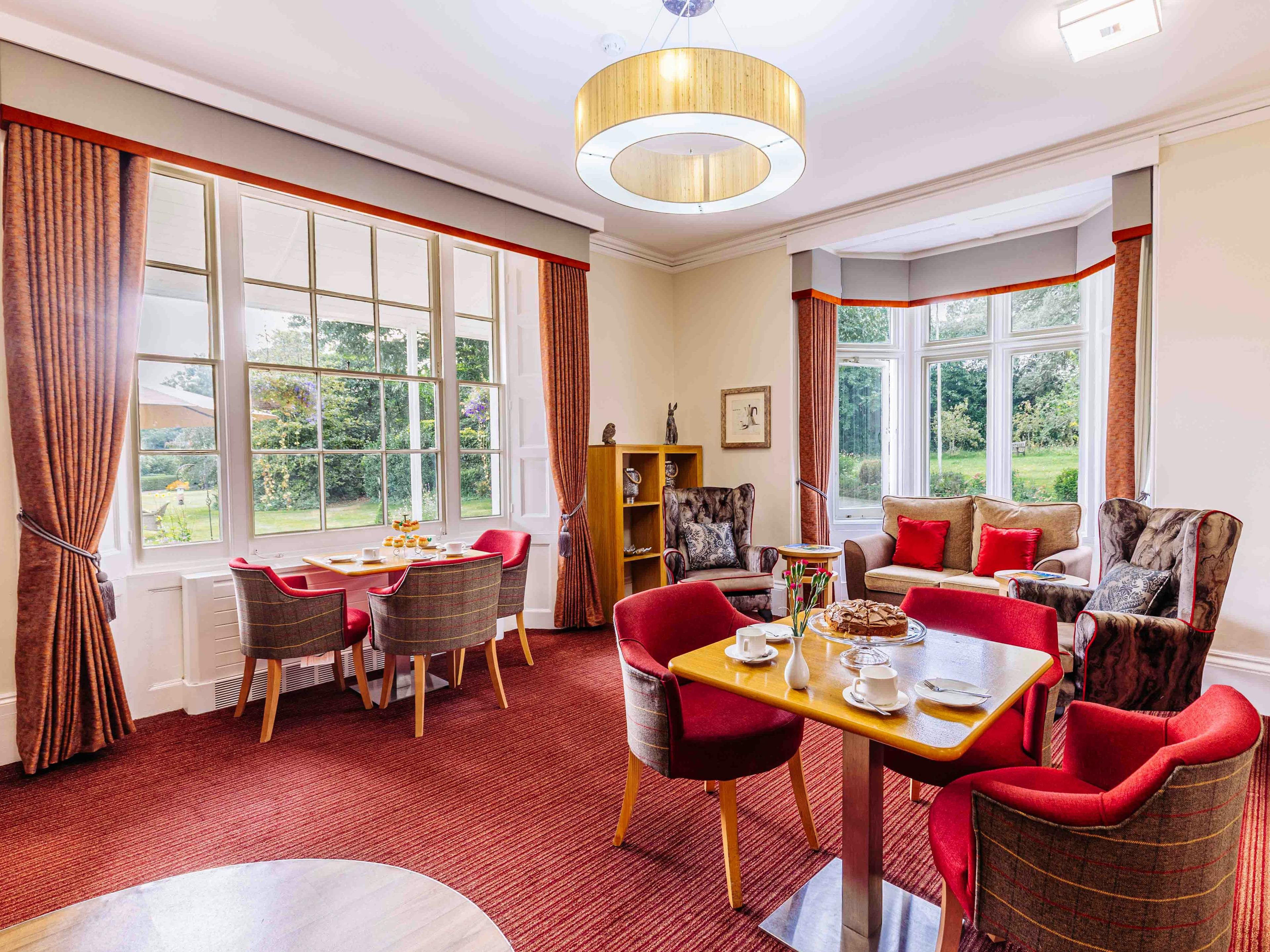 Dining Room at Red Oaks Home in West Sussex, South East England