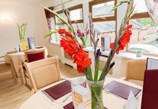 Dining Room at Roberttown Care Home in Liversedge, Kirklees