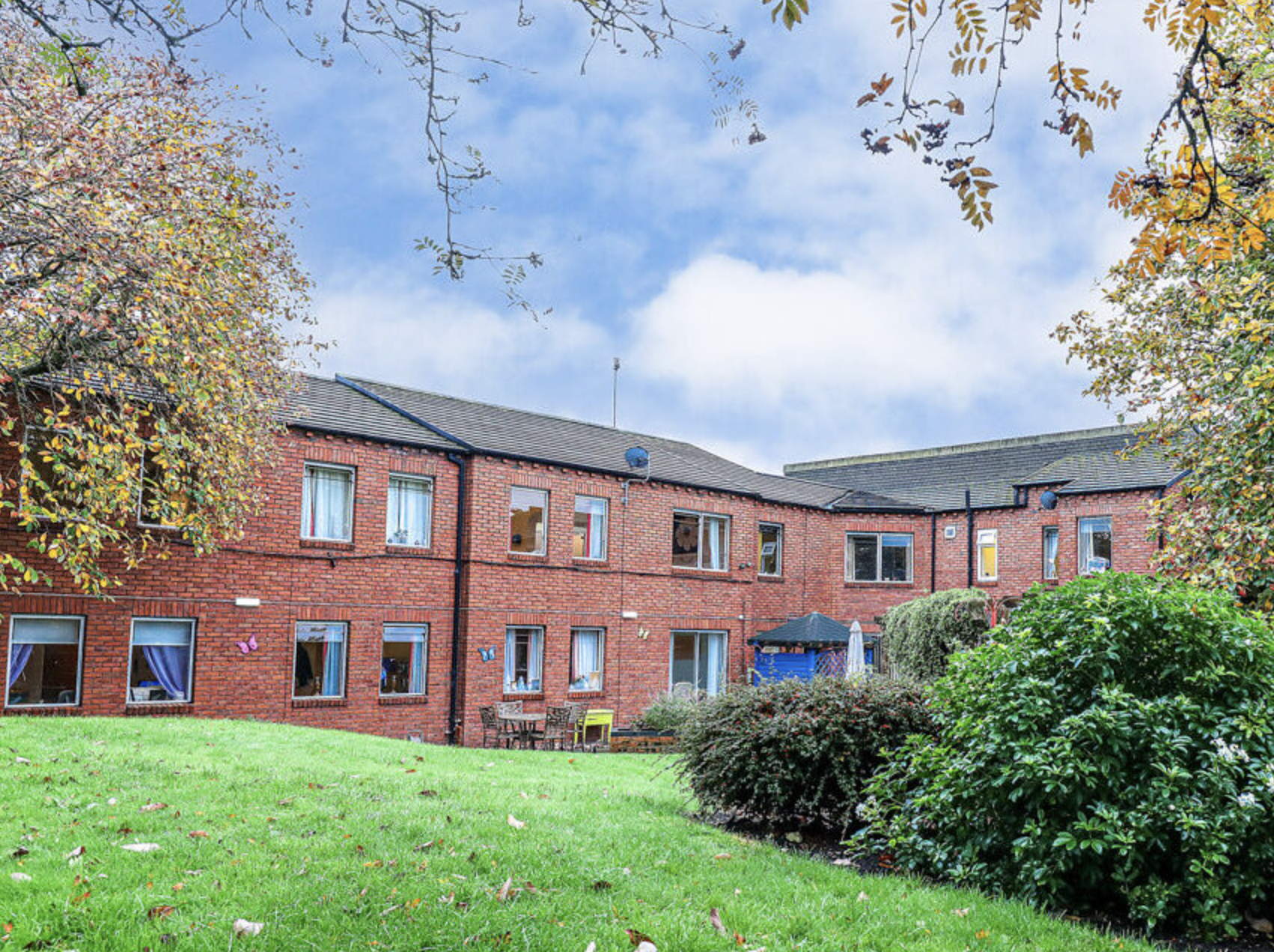 Exterior of Crossways care home in Northwich, Cheshire