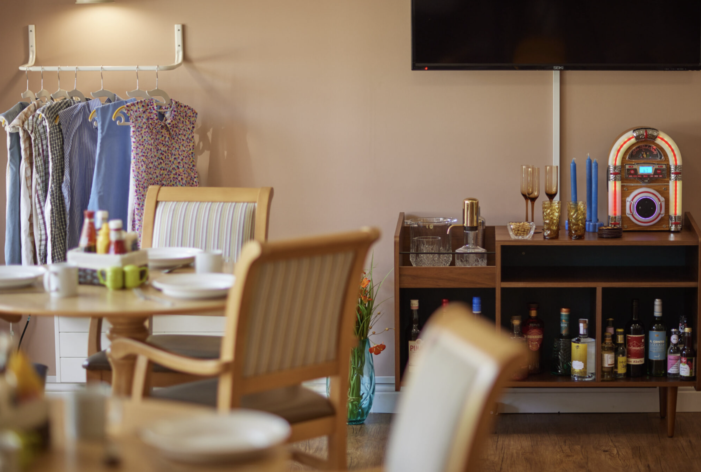 Dining area of The Close care home in Burcot, Abingdon