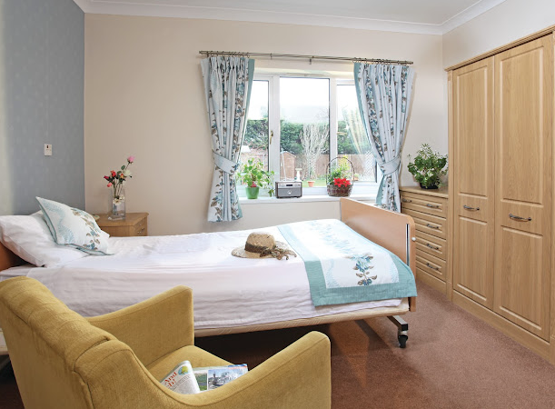 Bedroom of Cherry Tree care home in Caldicot, Monmouthshire