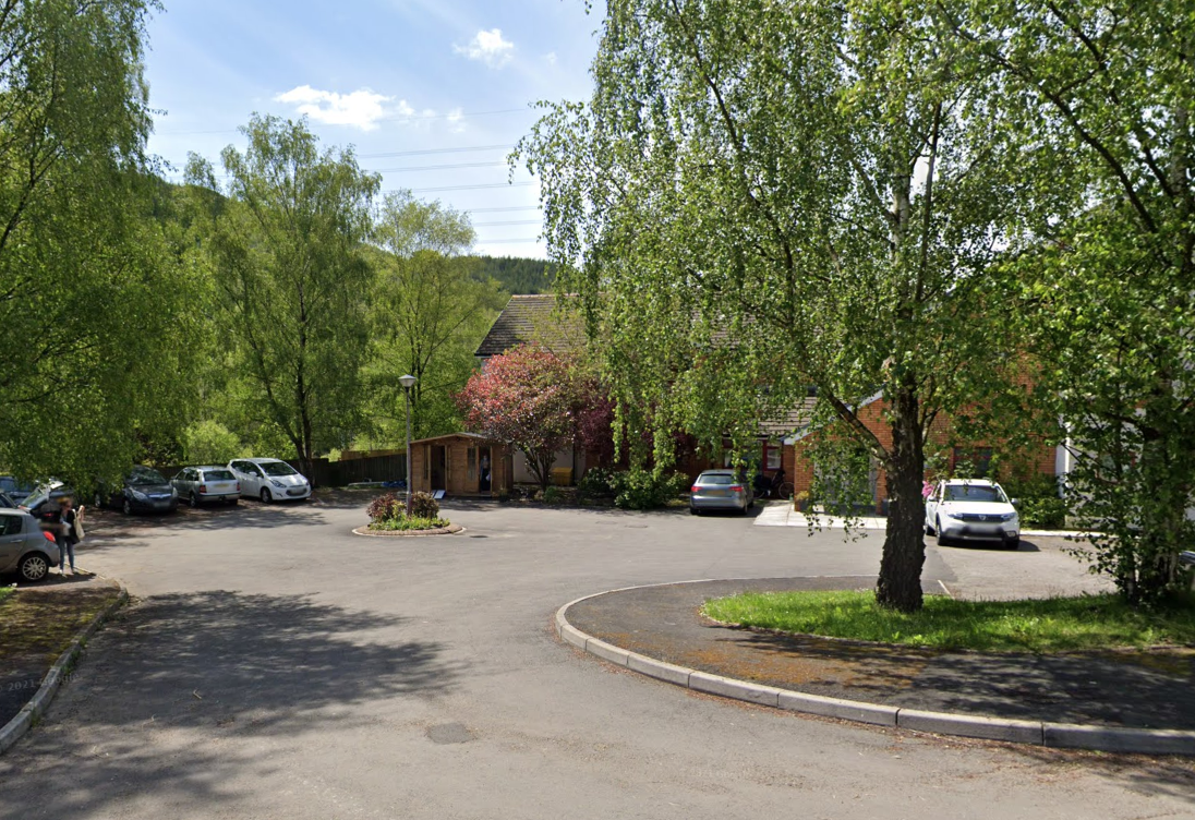 Exterior of Ty Gwynno care home in Pontypridd, Wales