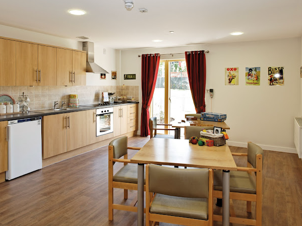 Open Kitchen of Warren Lodge care home in Ashford, Kent