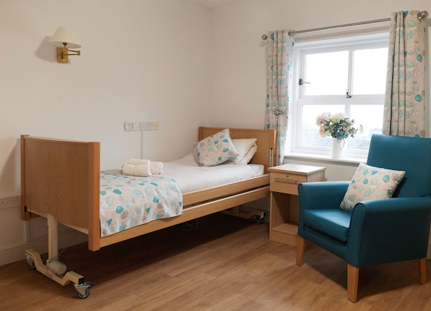 Bedroom of Havering Court care home in Romford, London