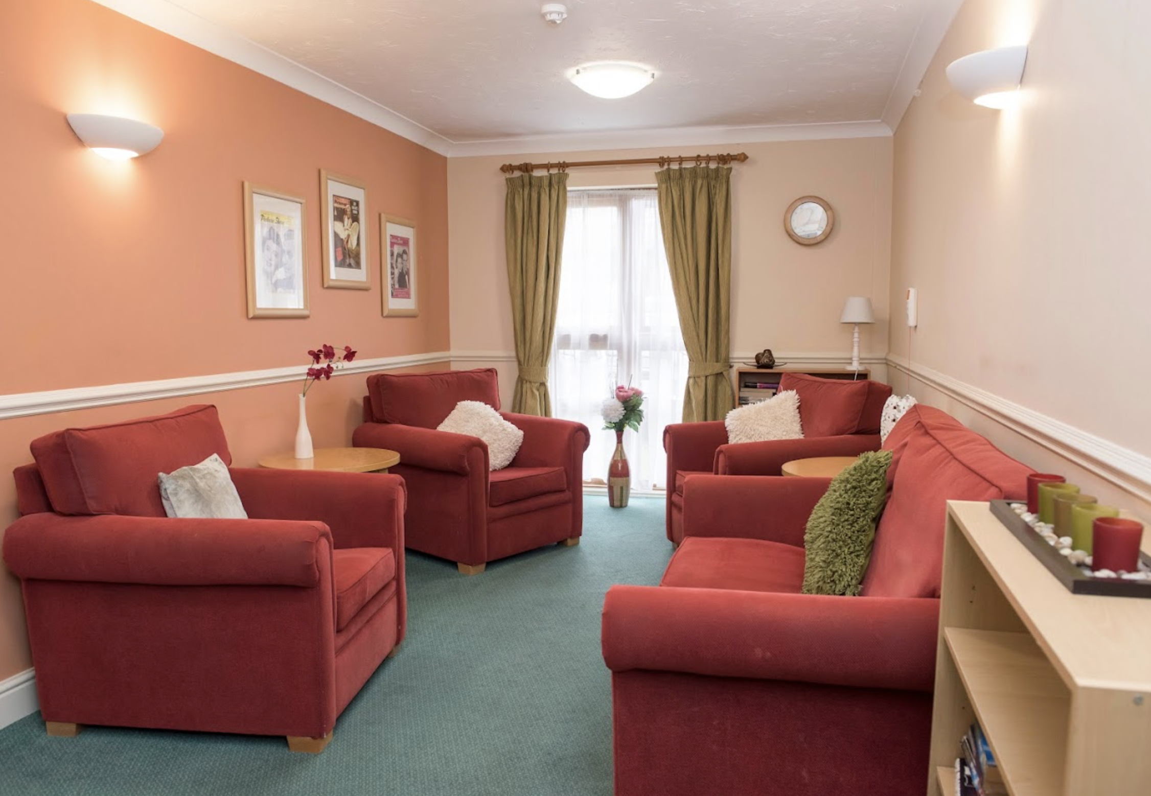 Lounge of The Sidcup care home in Sidcup, Kent