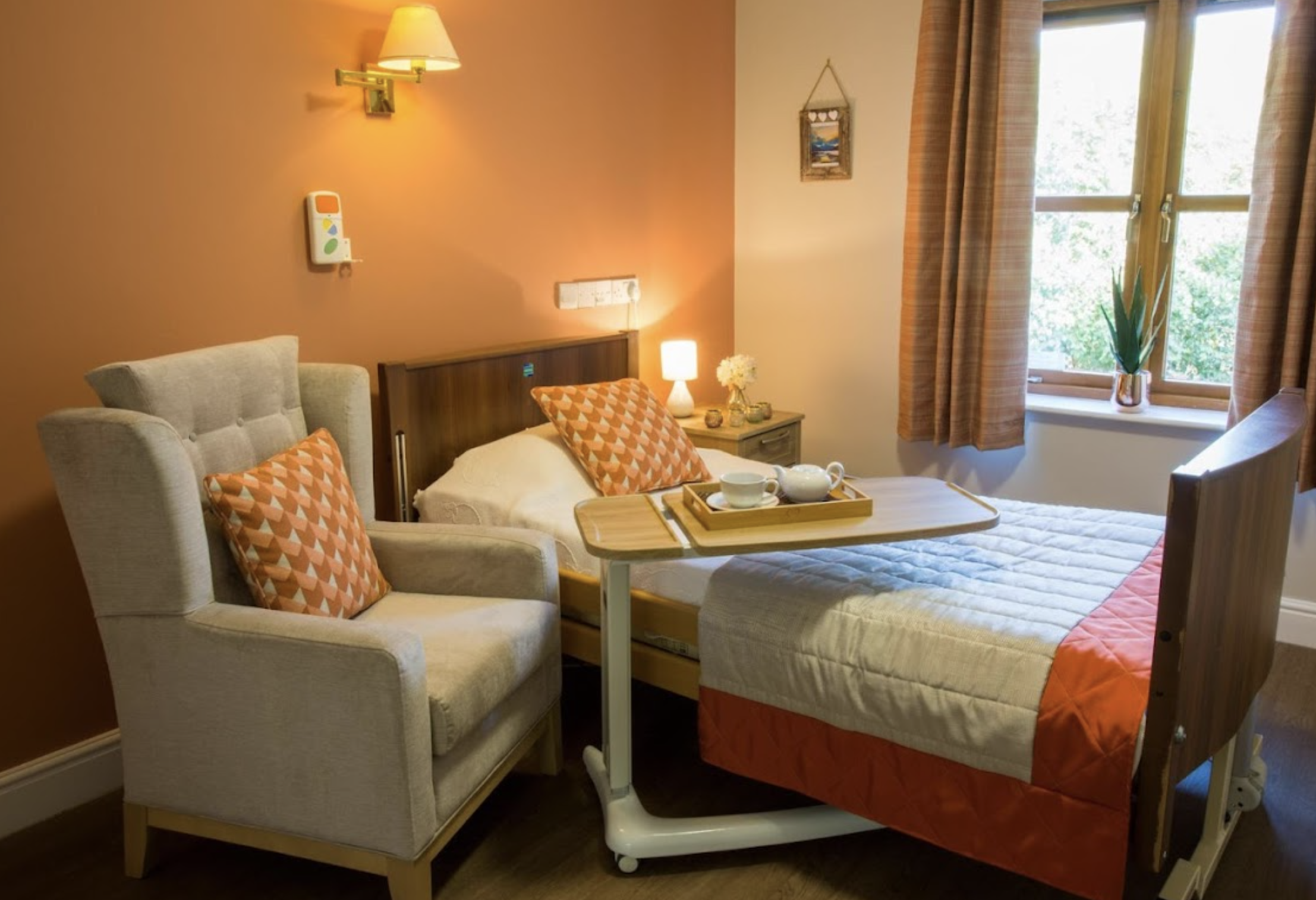 Bedroom of Maypole care home in Southampton, Hampshire