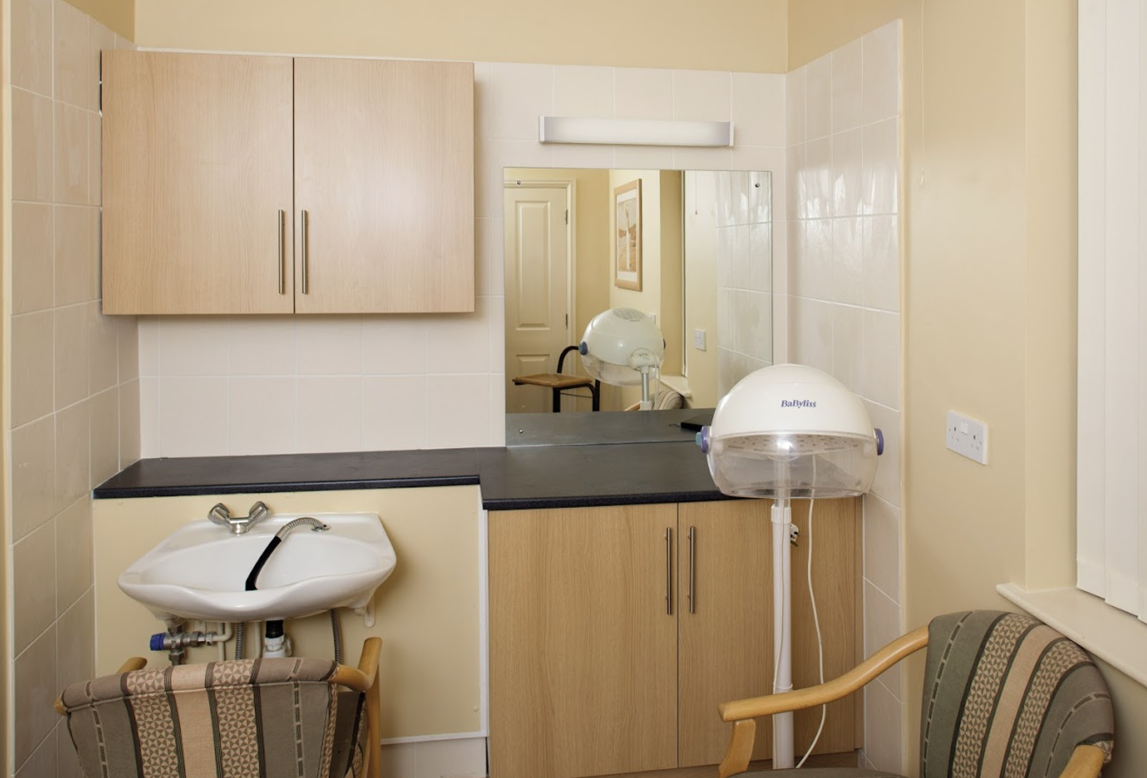 Salon of The Priory care home in Solihull, West Midlands