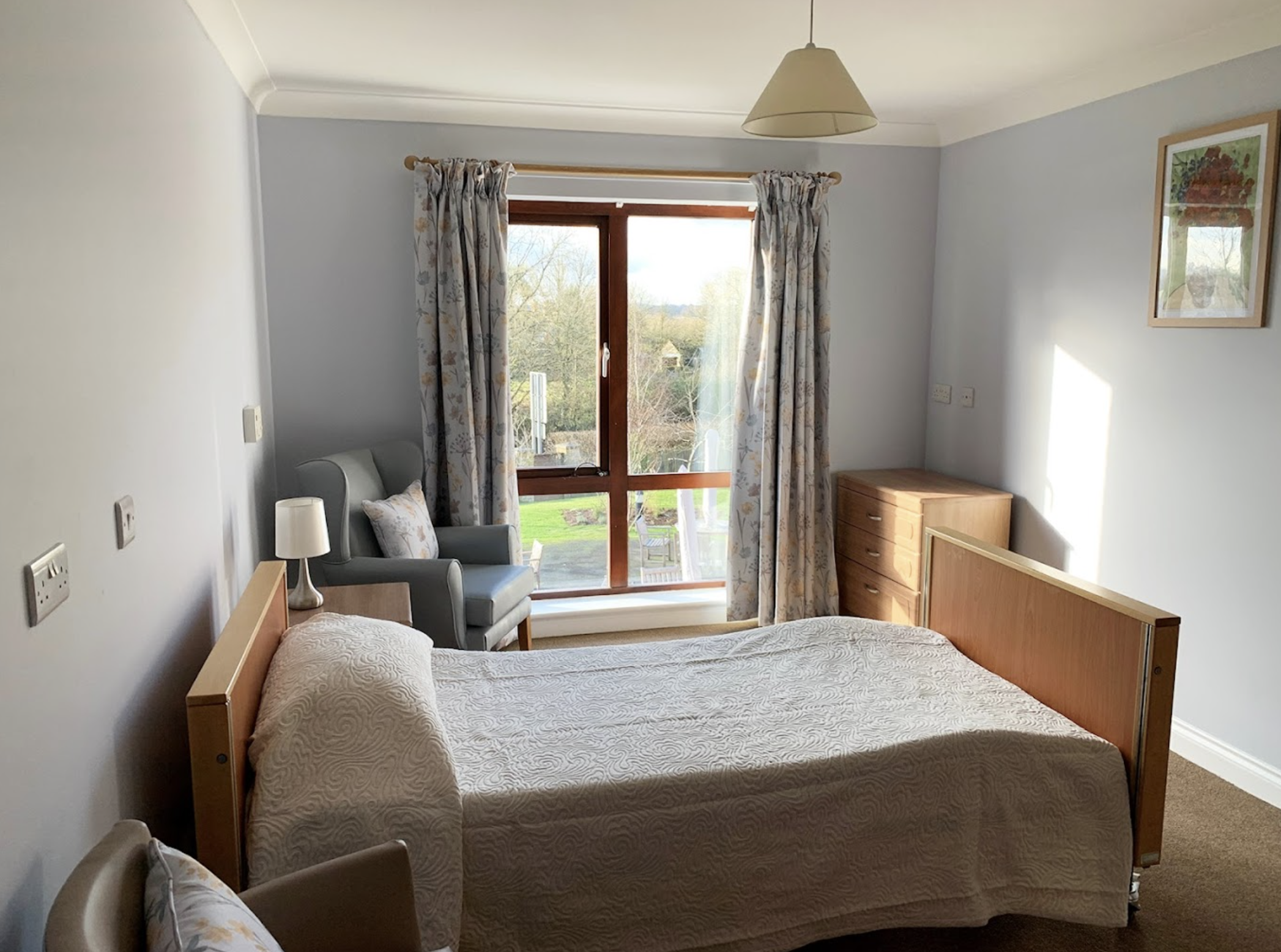 Bedroom of Fern Brook Lodge care home in Gillingham, Dorset