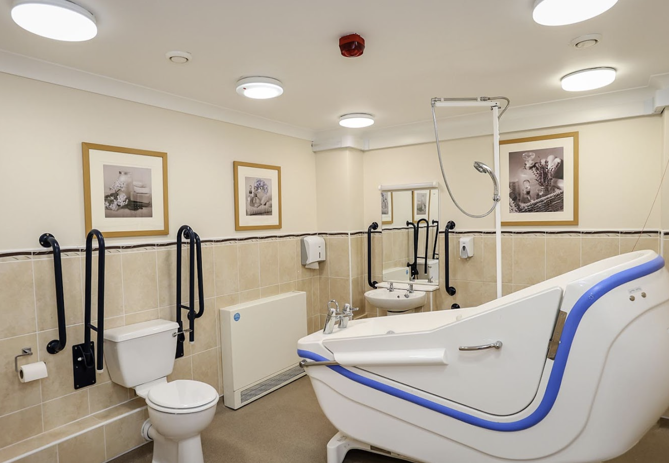 Bathroom of Fern Brook Lodge care home in Gillingham, Dorset