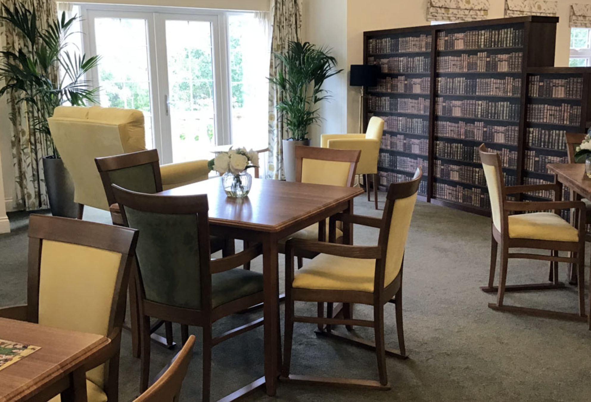 Dining area of St. Ives Country House care home in St Ives, Ringwood