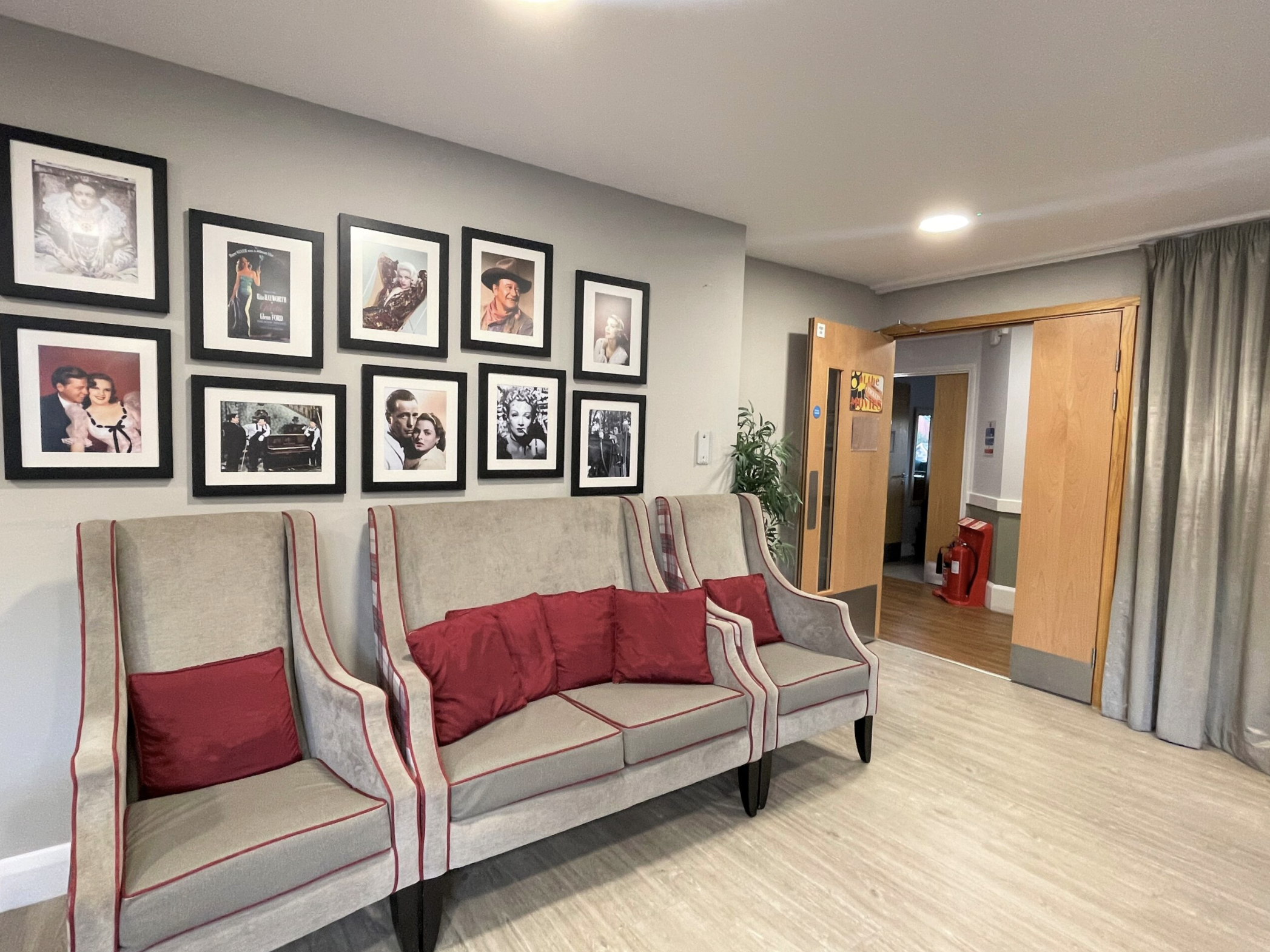 Cinema of Westgate House care home in Ware, Hertfordshire