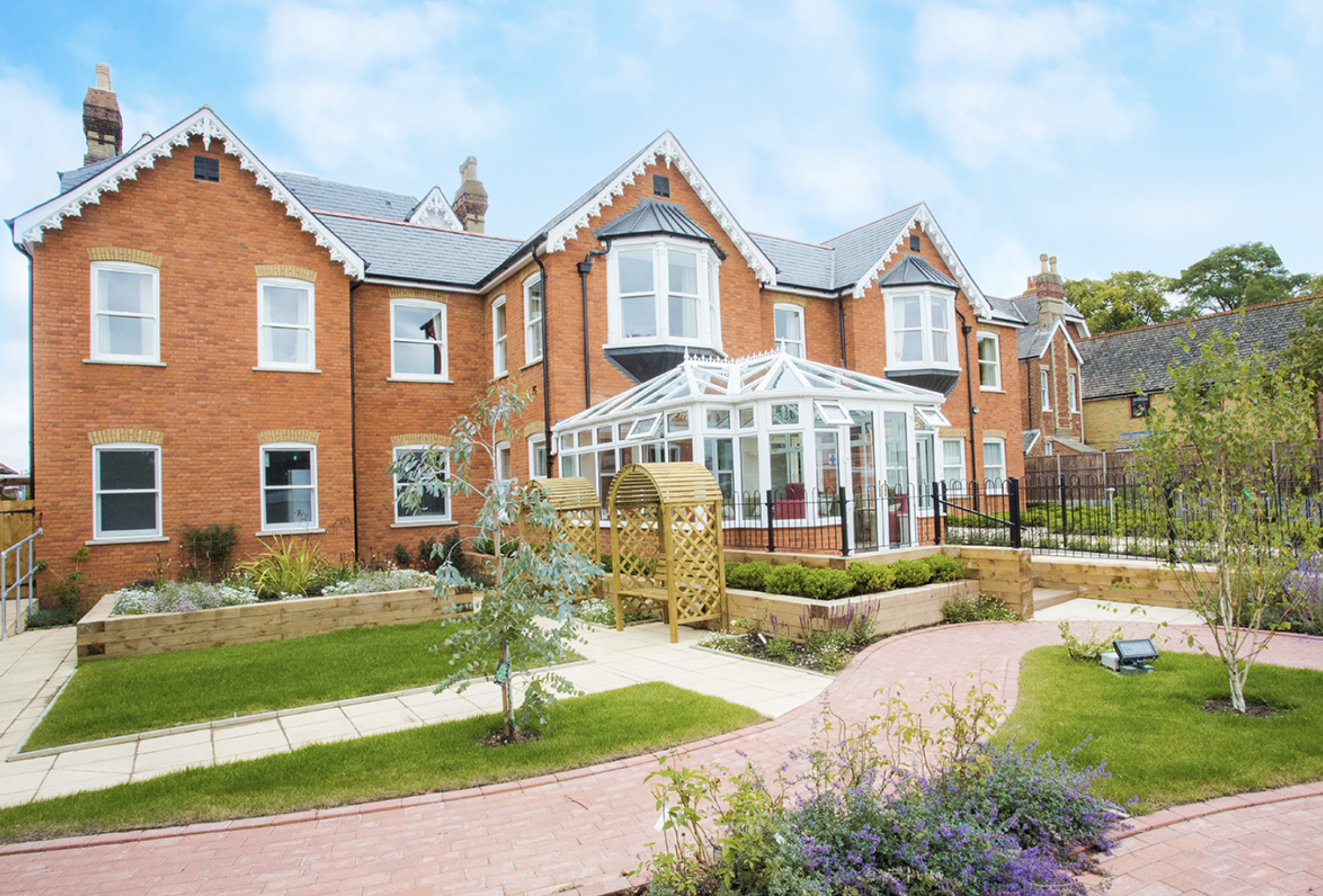 Exterior of Byron House care home in Aylesbury, Buckinghamshire