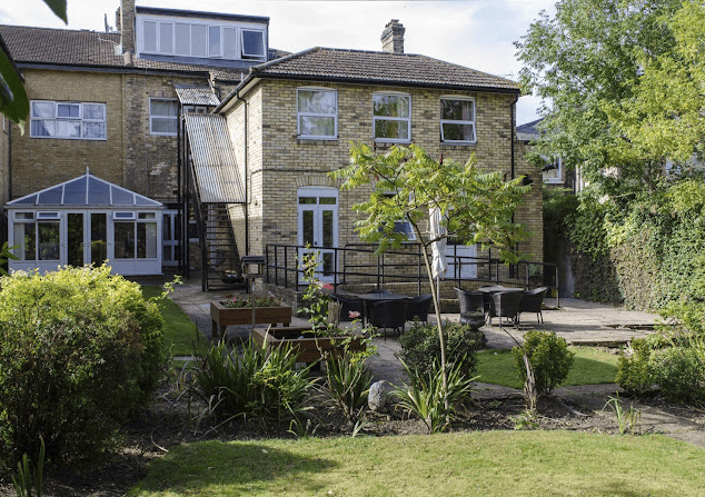 Exterior of Kenwood care home in Finchley, North London
