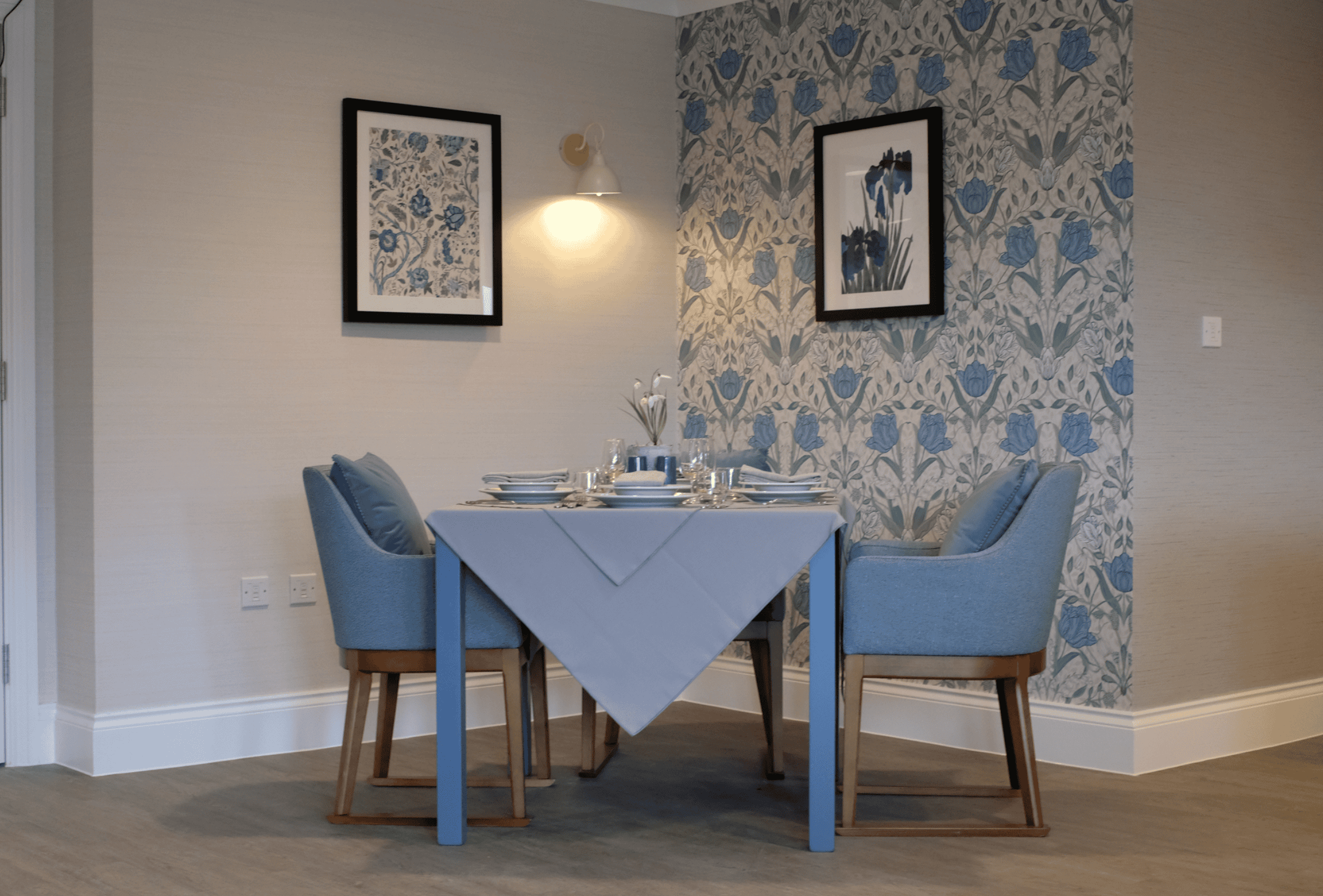 Dining area of Elm View care home in Bishop's Storford, Hertfordshire