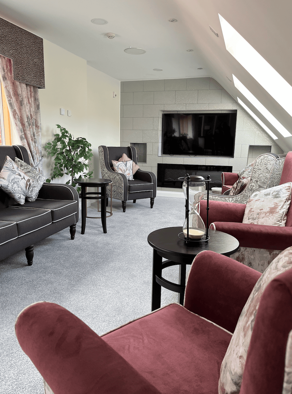 Communal Area at The Hollies Care Home in Dursley, Gloucestershire