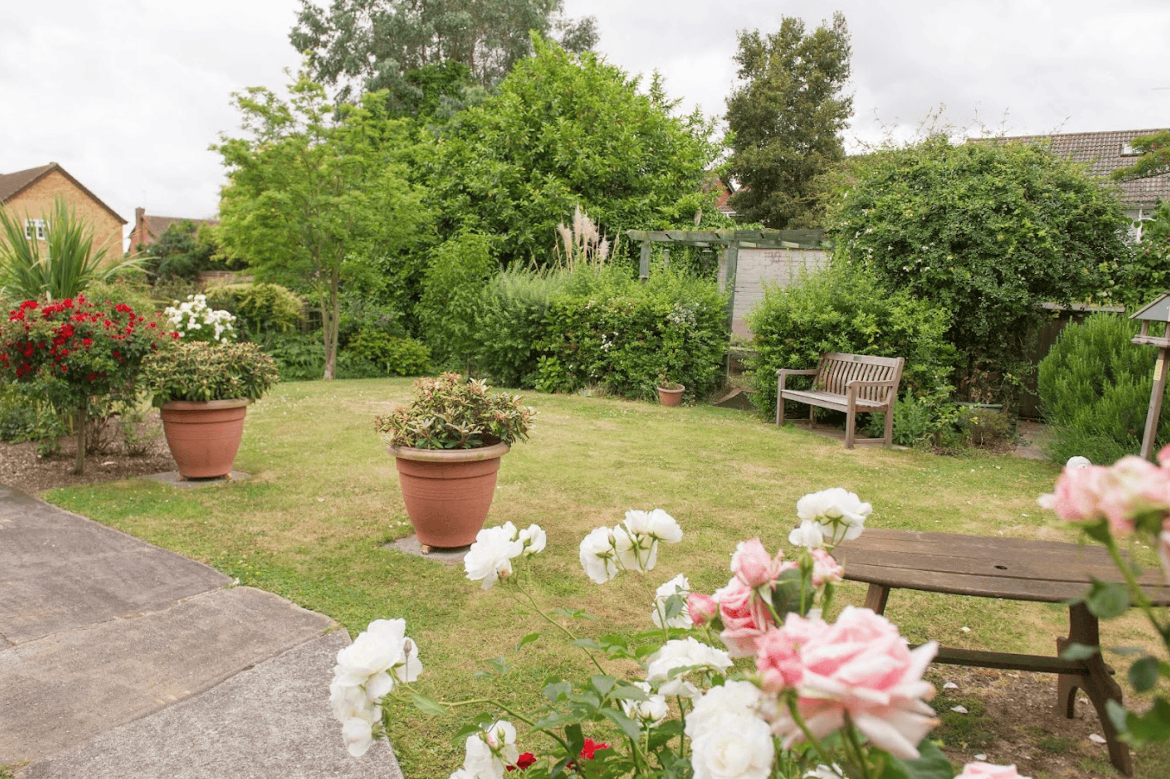 Garden of Nairn House in Enfield, London