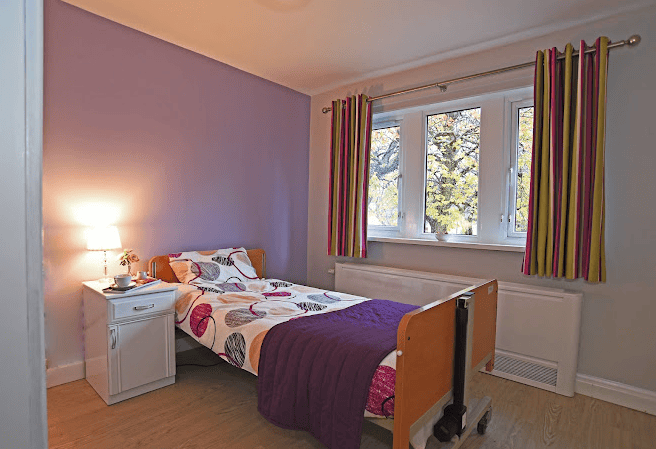 Bedroom of Peel Gardens in Colne, Lancashire