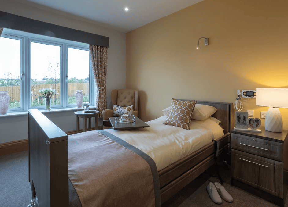 Bedroom of Lark View Care Home in Canterbury, Kent