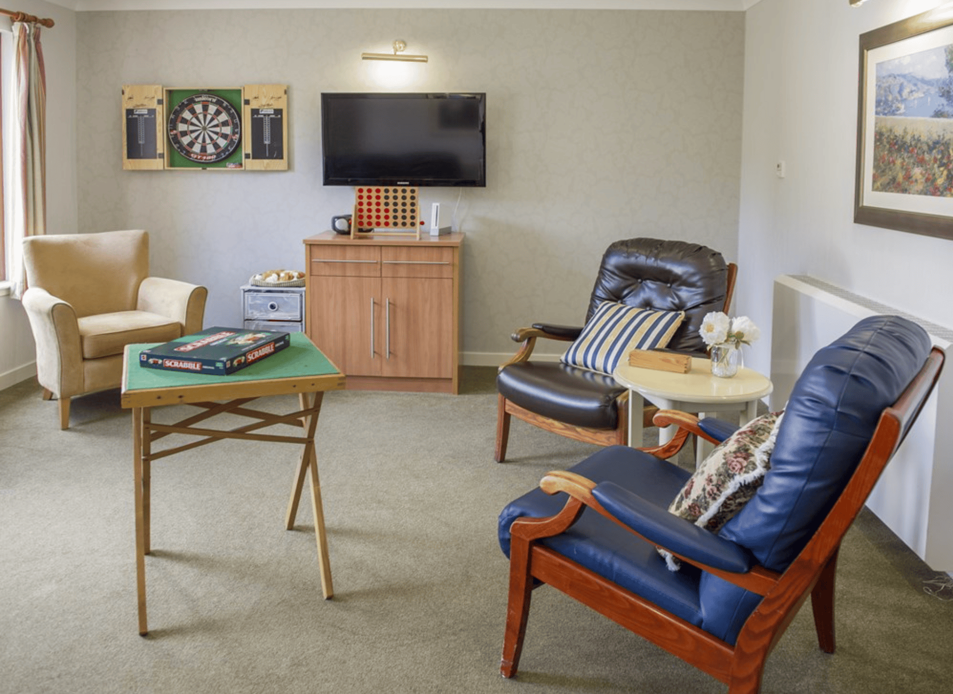 Communal Area at Airthrey Care Home, Airth, Falkirk