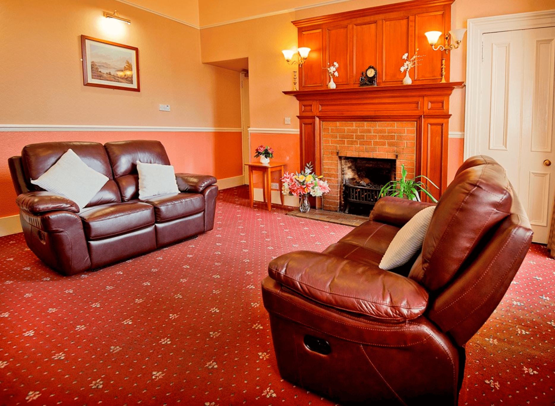 Lounge at Daviot Care Home, Inverness