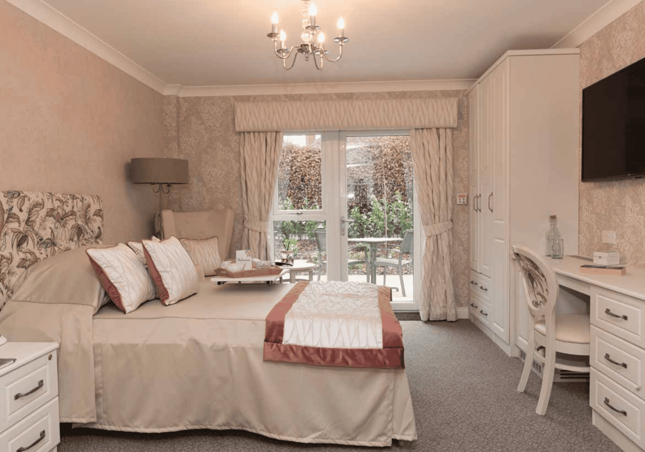 Bedroom of Benson House Care Home in Wallingford, South Oxfordshire