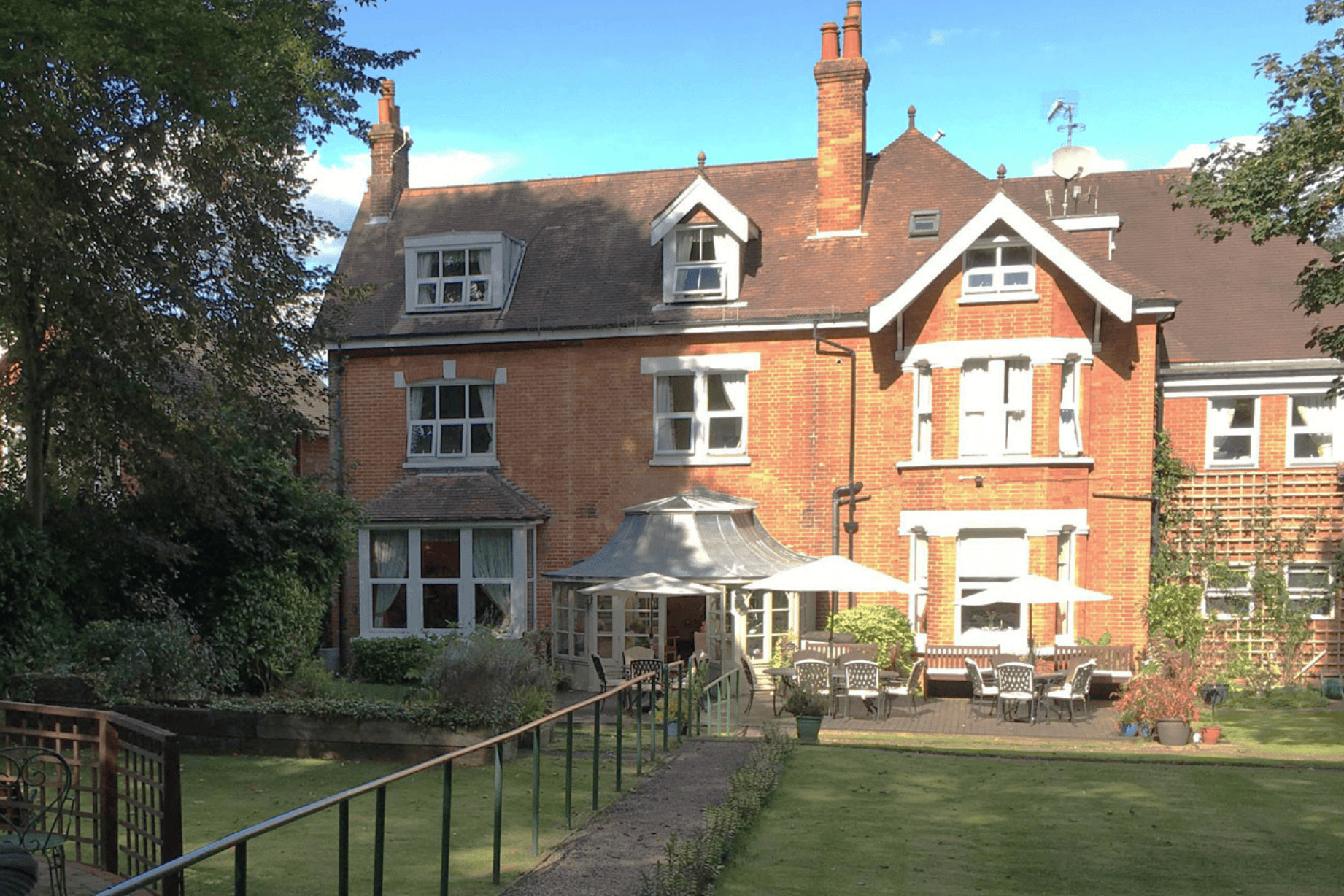 Exterior of Priors Mead Care Home in Reigate, Surrey