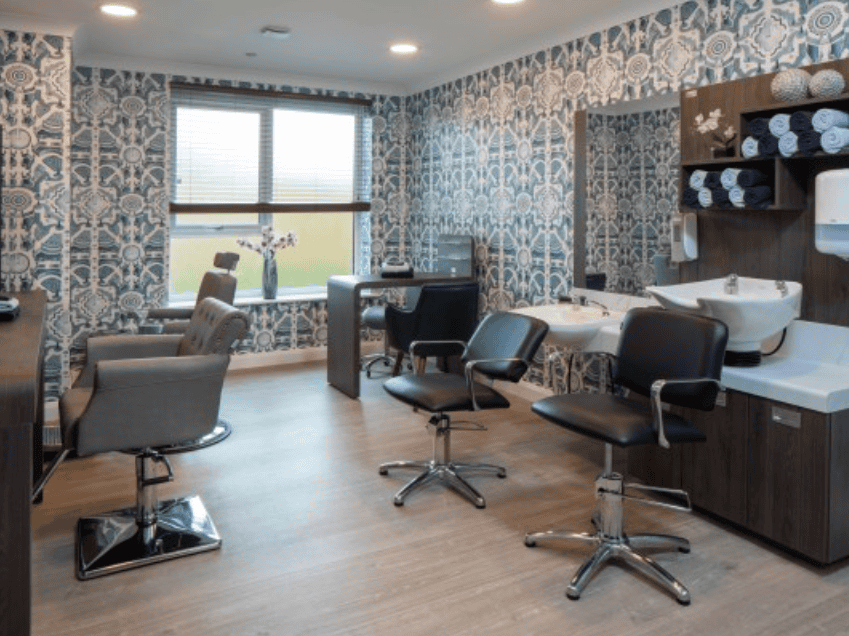 Salon of Humberston House in Grimsby, Lincolnshire