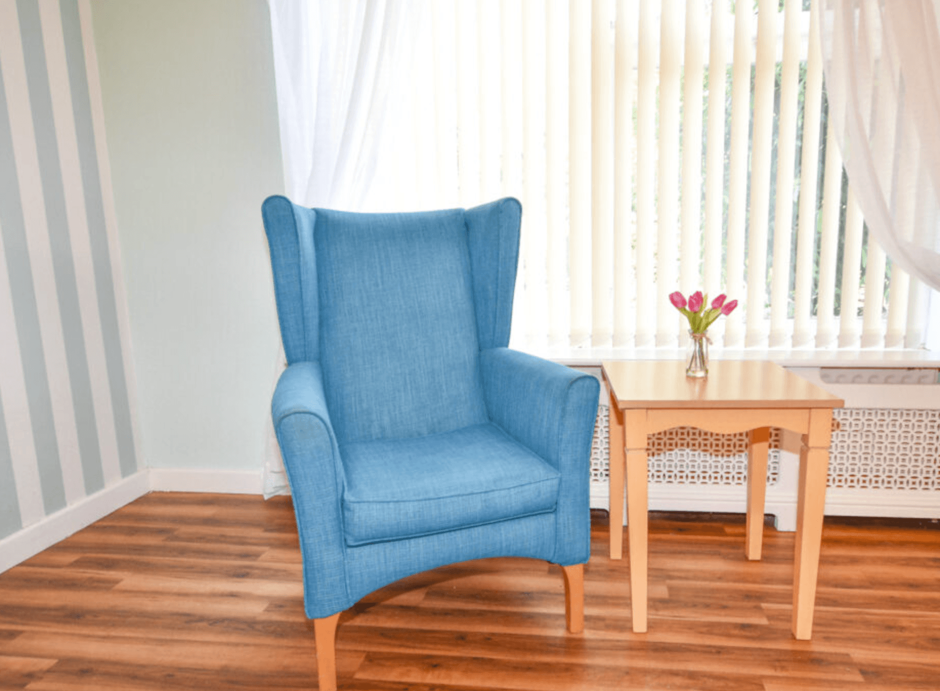 Lounge of Whetstone Hey Care Home in Ellesmere port, Cheshire